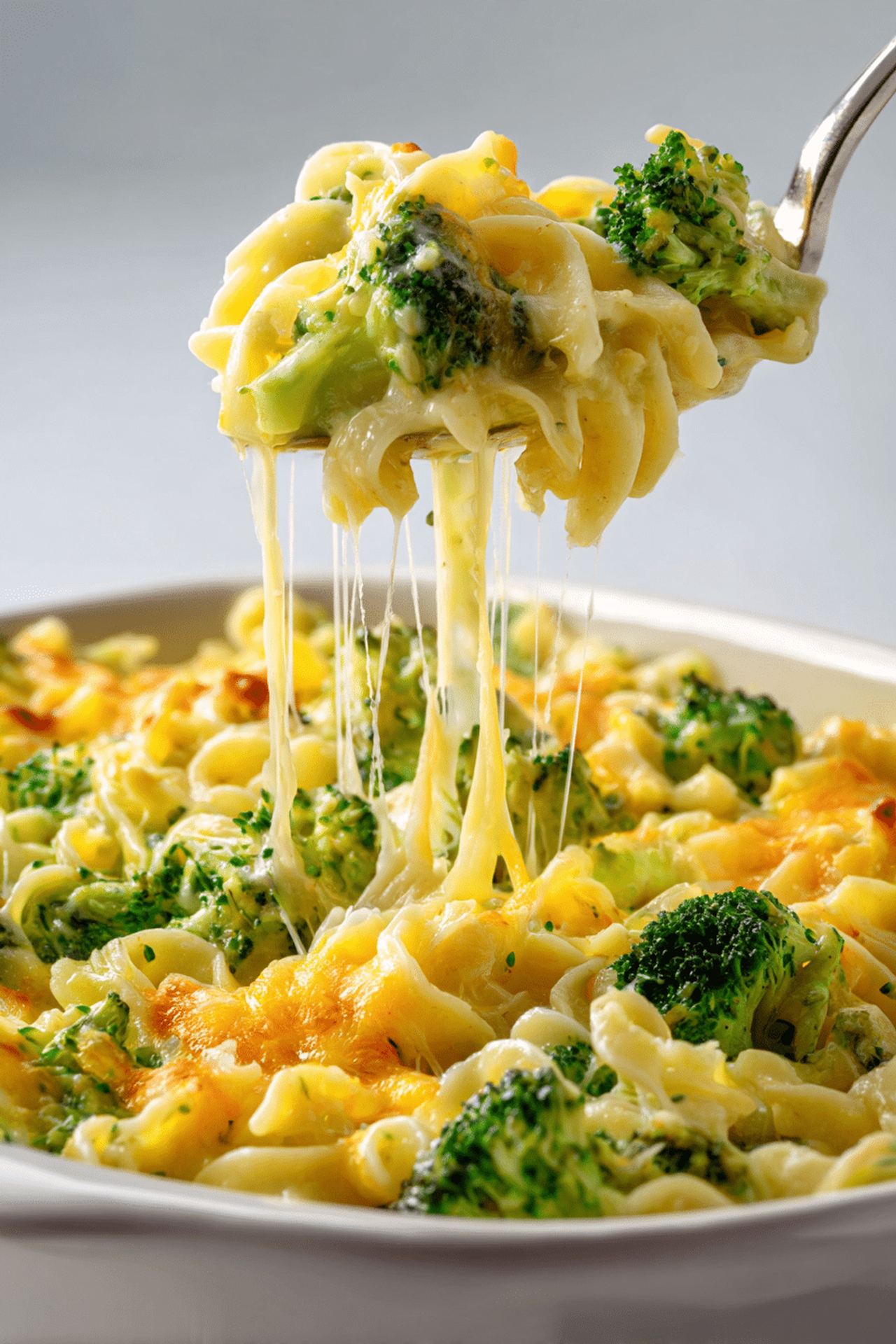 Cheddar Broccoli Noodles