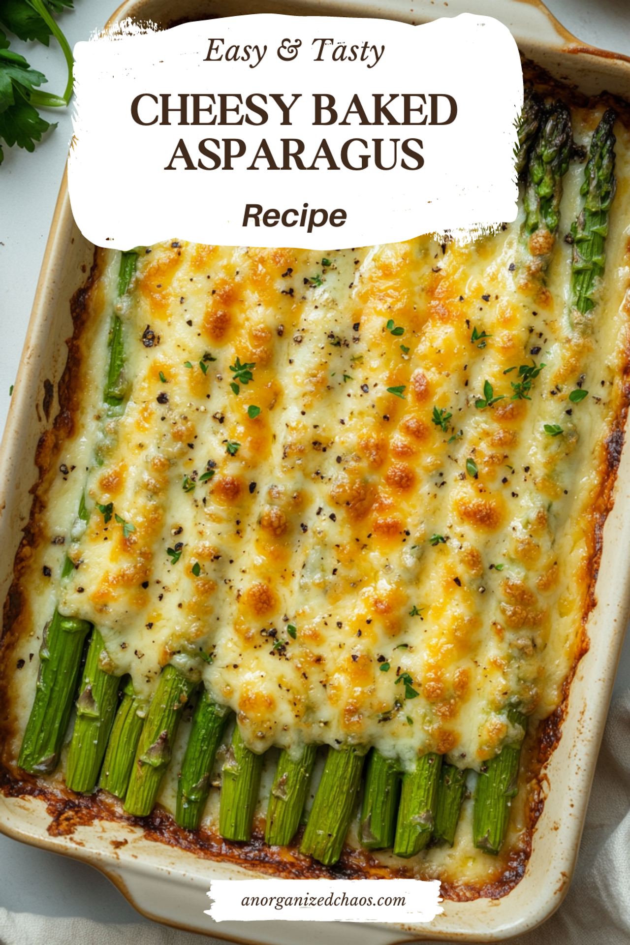 Cheesy Baked Asparagus