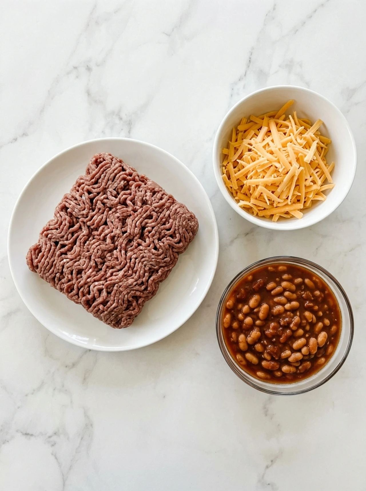 Cheesy Beef and Bean Casserole