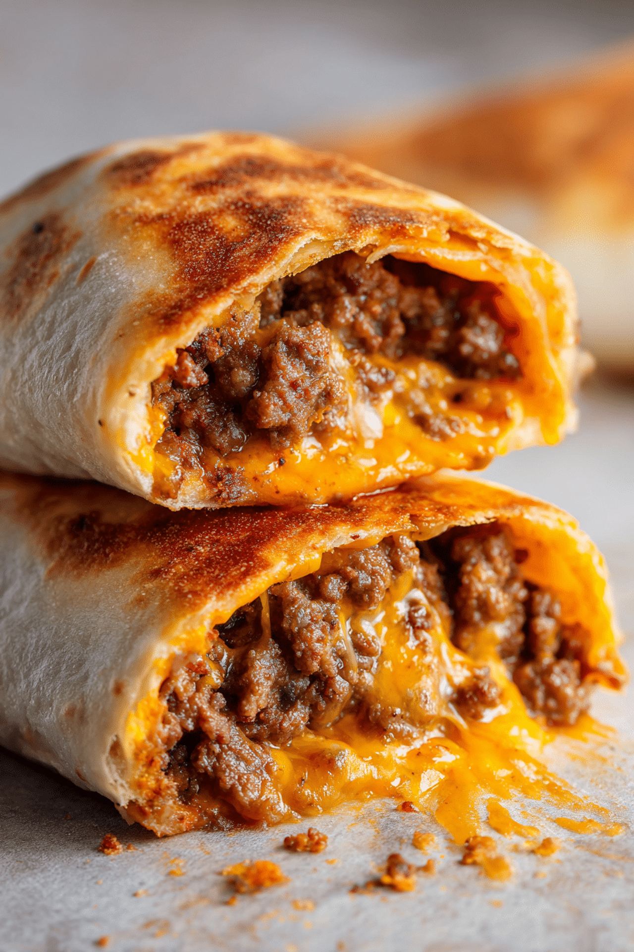 Cheesy Beef Taco Pockets