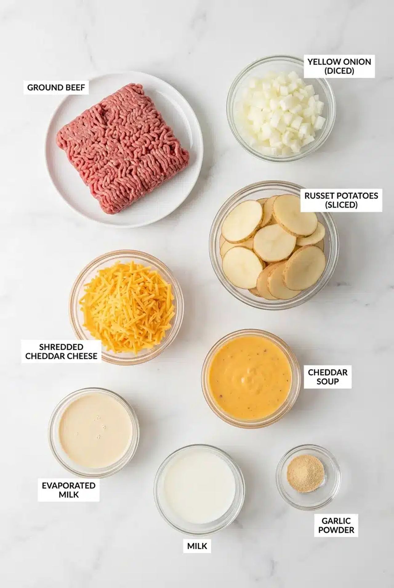 Cheesy Hamburger Potato Casserole