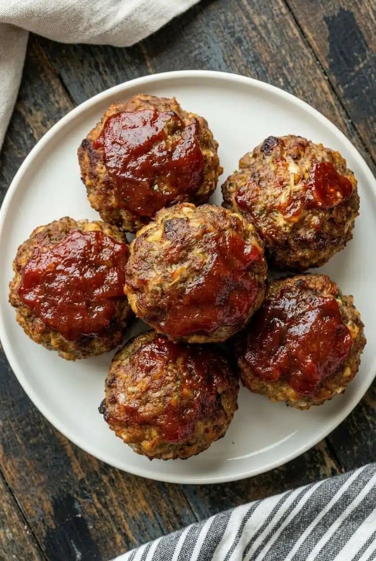Cheesy Stuffed Meatloaf Bites