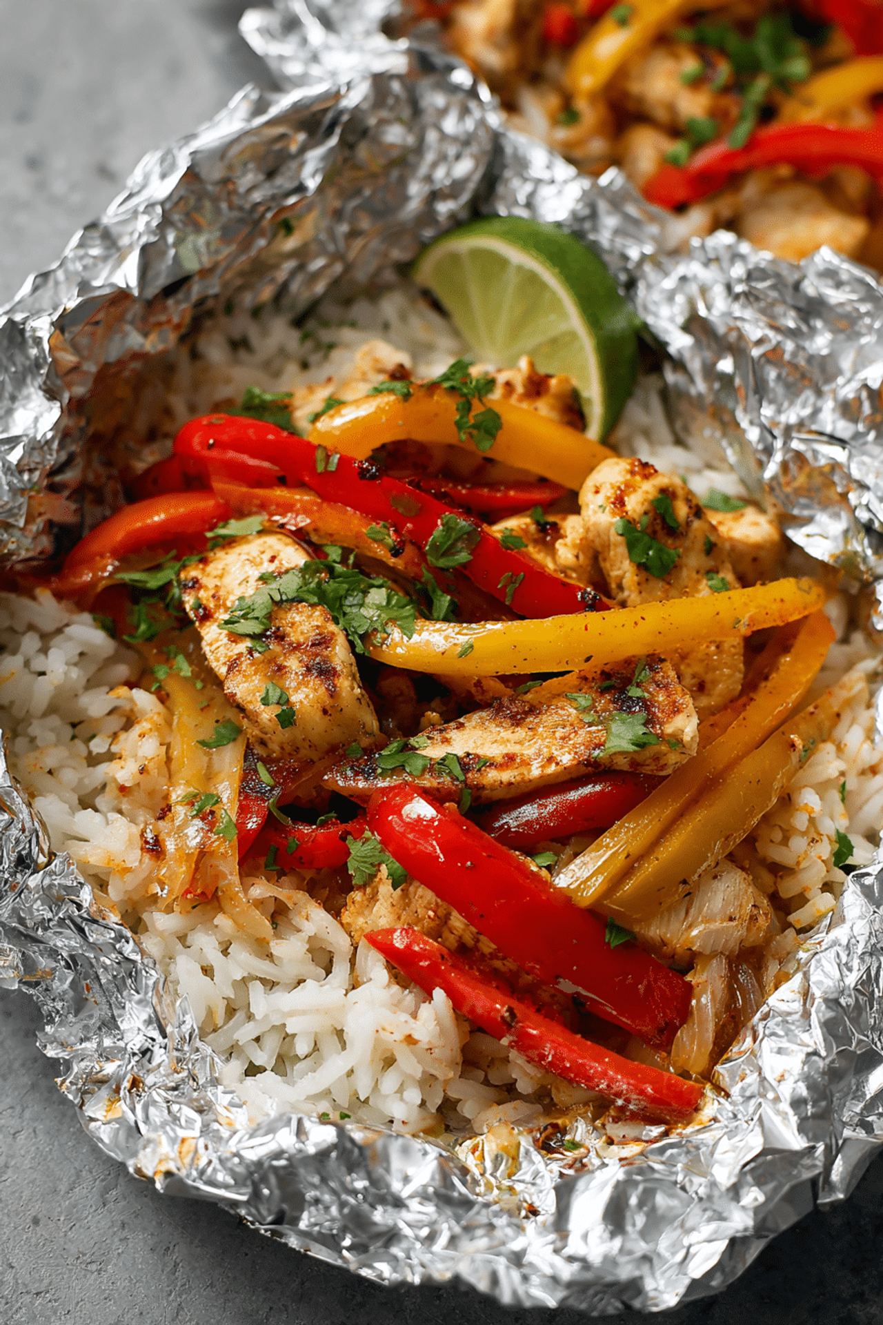 Chicken Fajita Foil Packets
