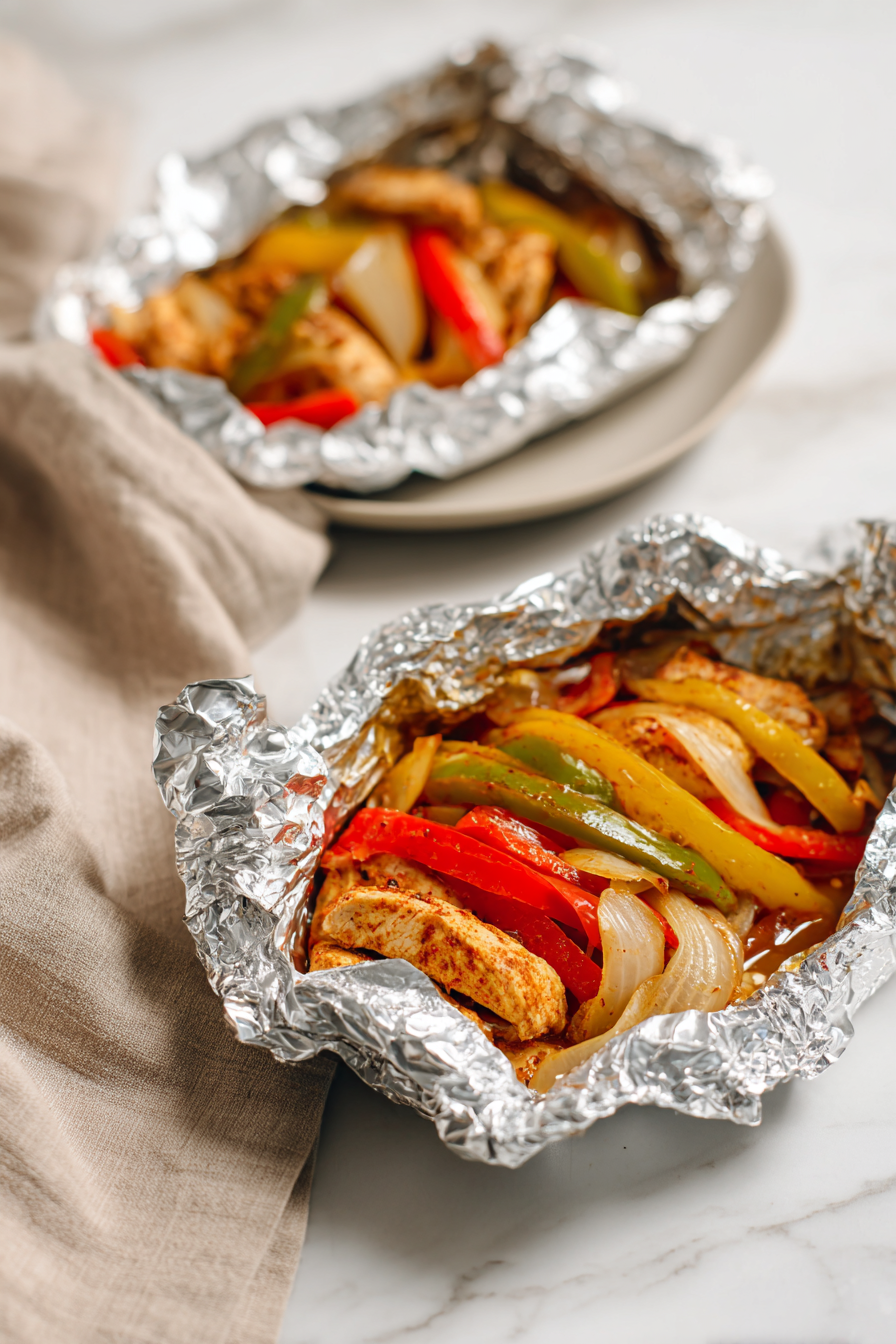 Chicken Fajita Foil Packets