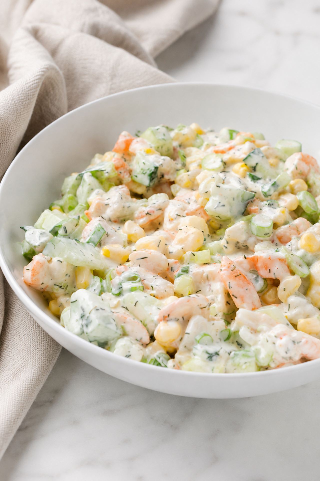 Chopped Shrimp Salad