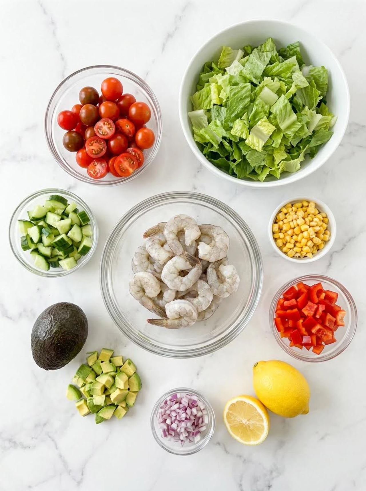 Chopped Shrimp Salad