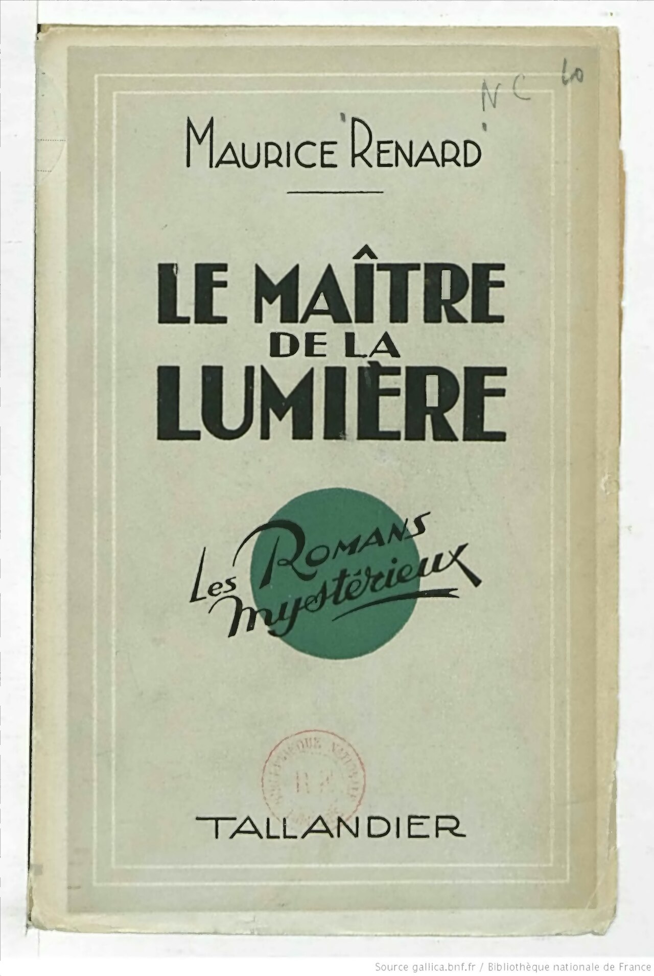 Renard - Le Maitre de la Lumiere, 1948