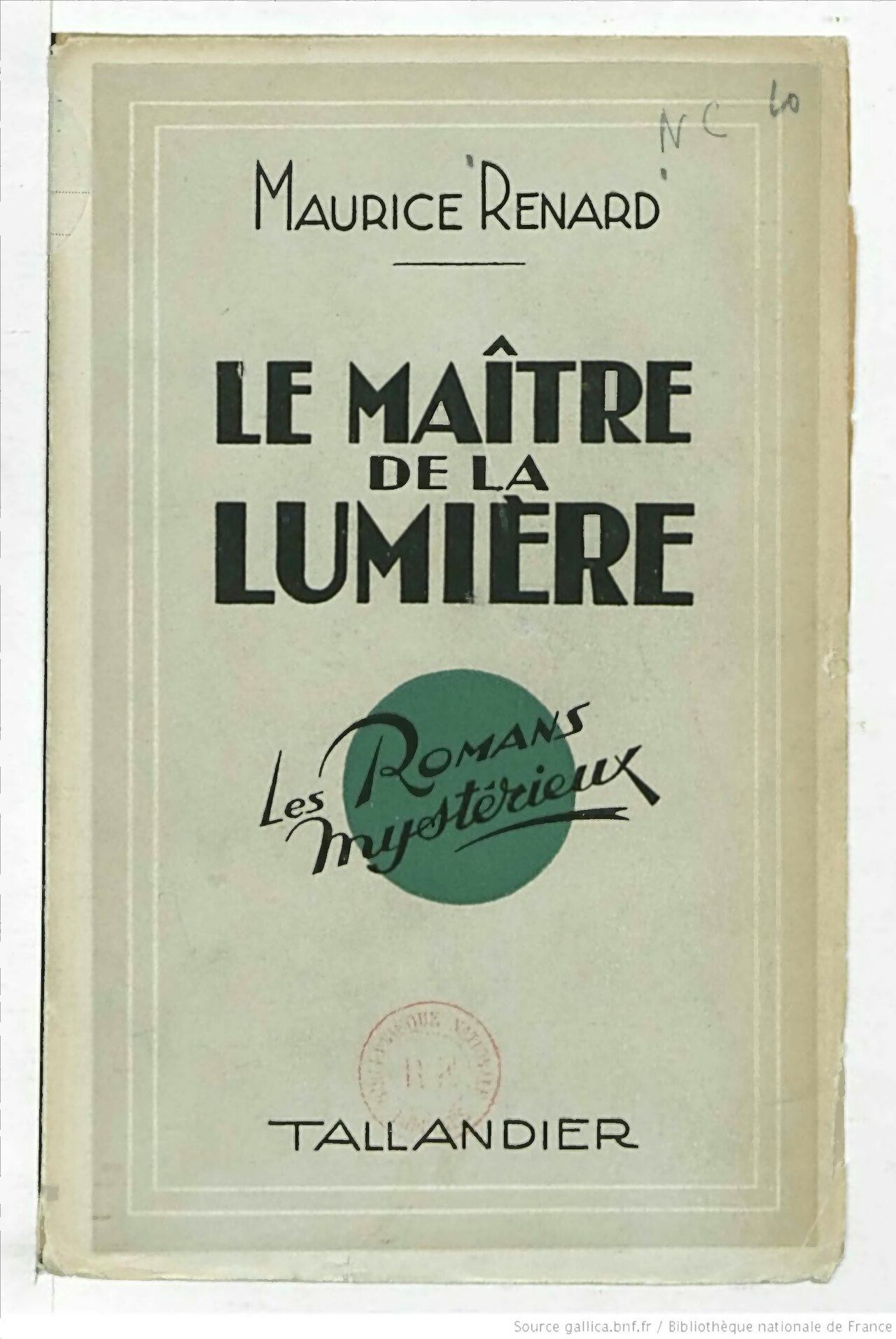 Renard - Le Maitre de la Lumiere, 1948