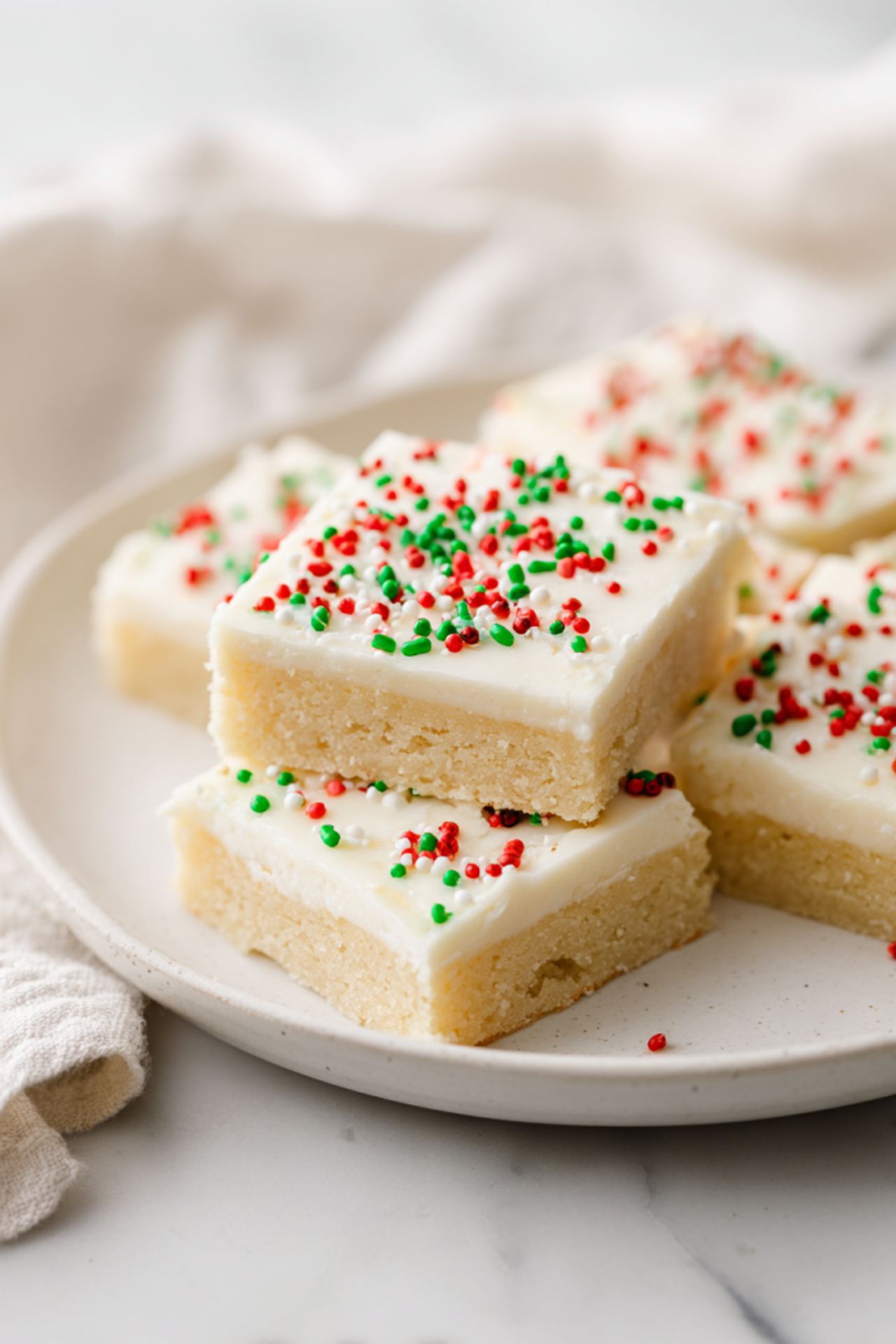 Christmas Sugar Cookie Bars
