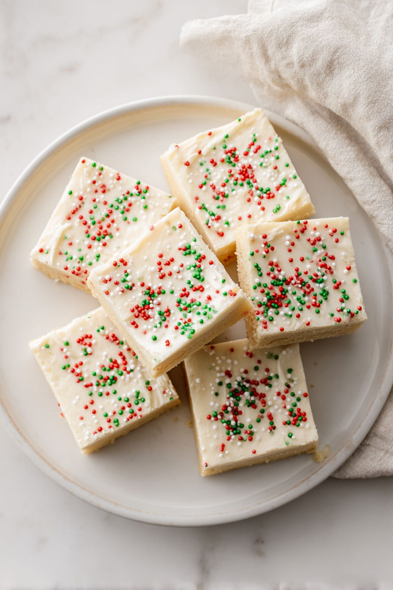 Christmas Sugar Cookie Bars