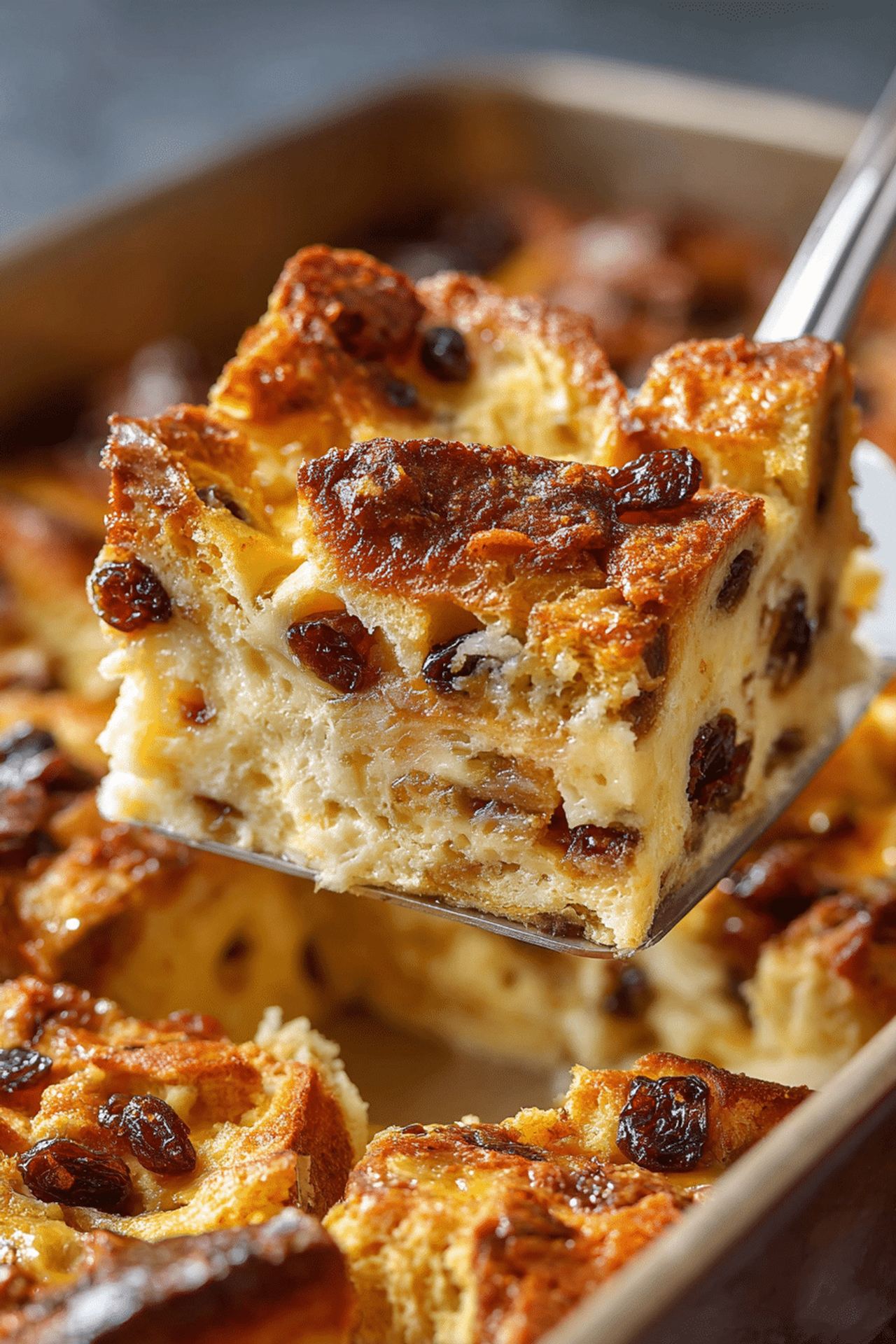 Cinnamon Raisin Bread Pudding