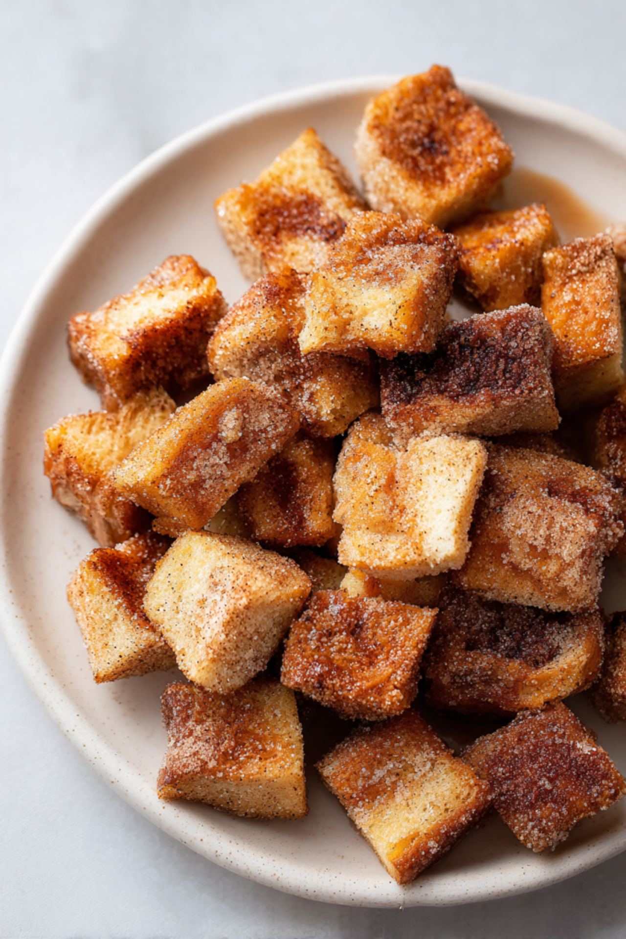 Cinnamon Roll French Toast Bites