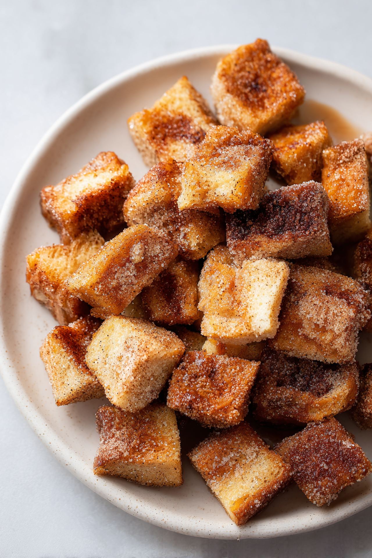 Cinnamon Roll French Toast Bites