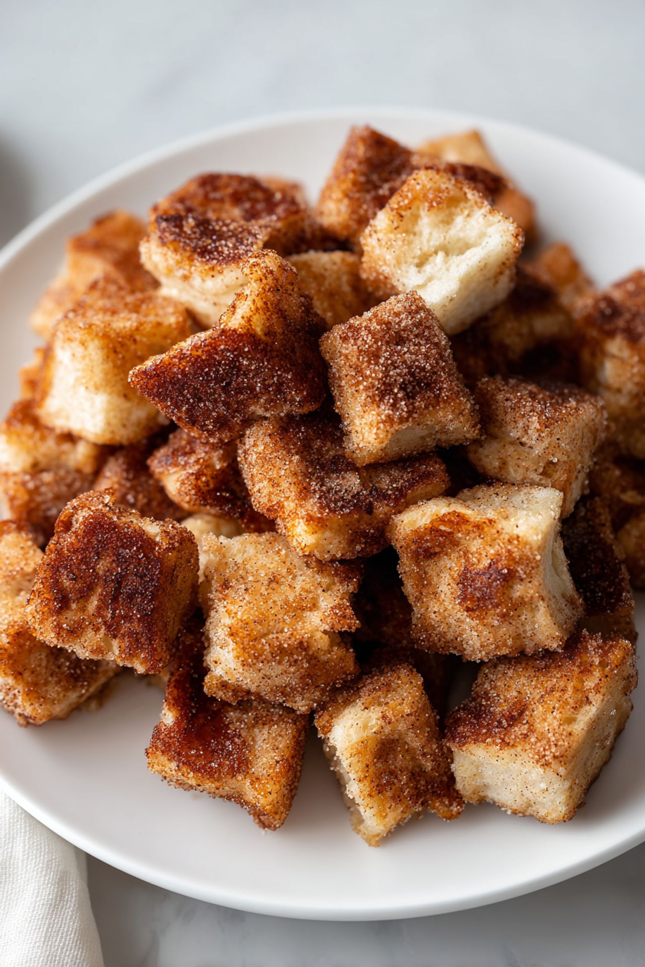 Cinnamon Roll French Toast Bites
