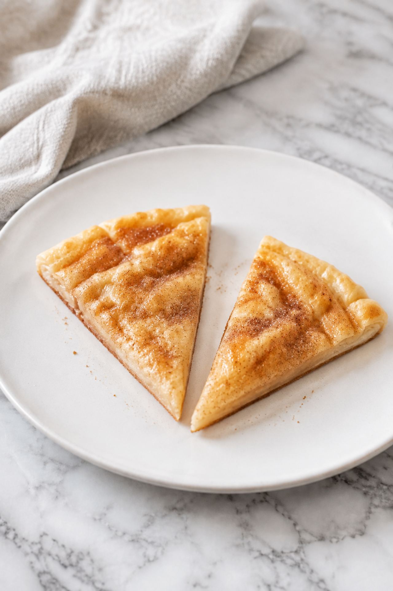 Cinnamon Sugar Dessert Pizza