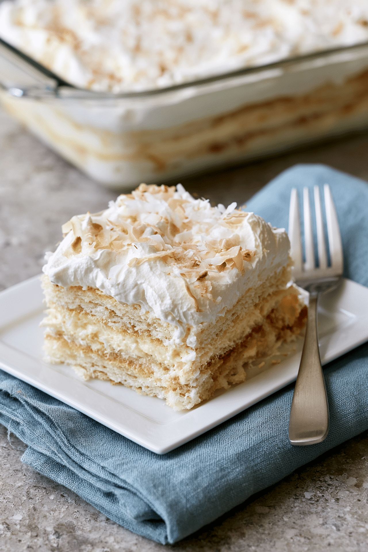 Coconut Icebox Cake