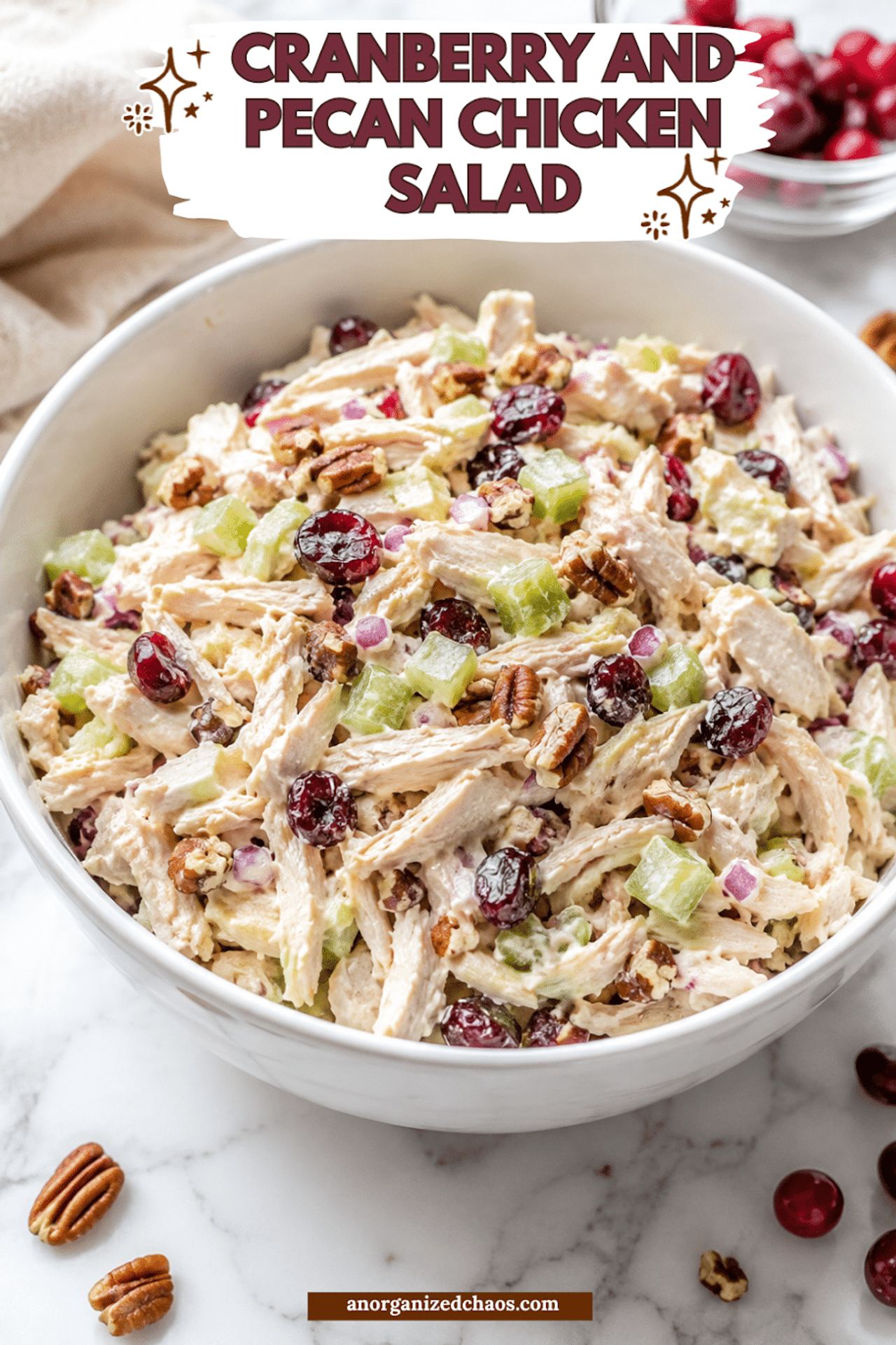 Cranberry and Pecan Chicken Salad