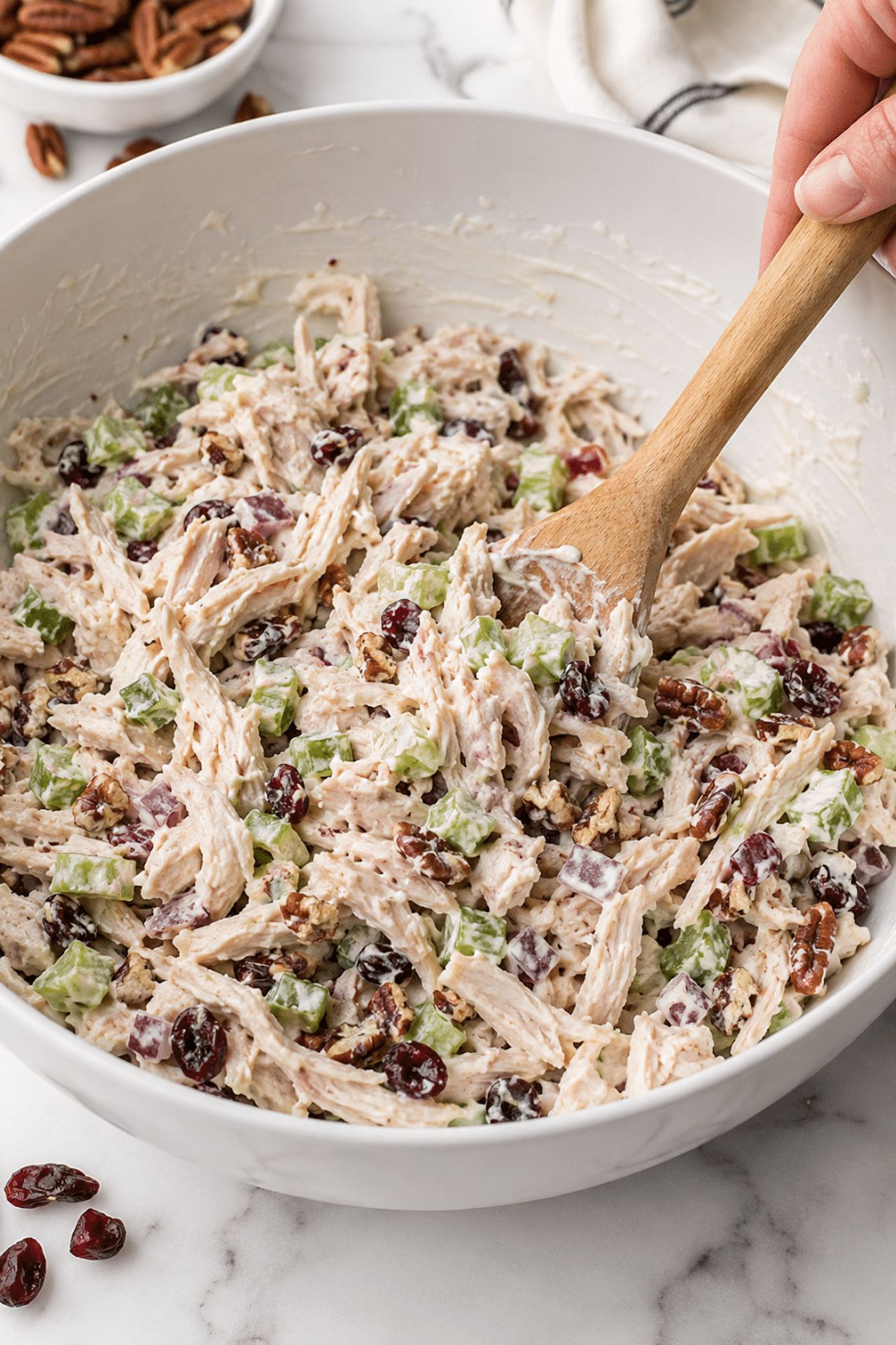 Cranberry and Pecan Chicken Salad
