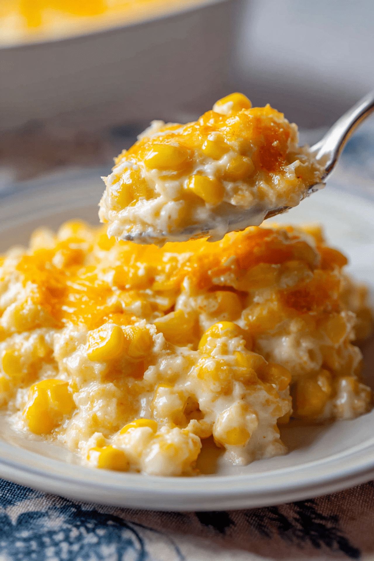 Cream Cheese Corn Casserole