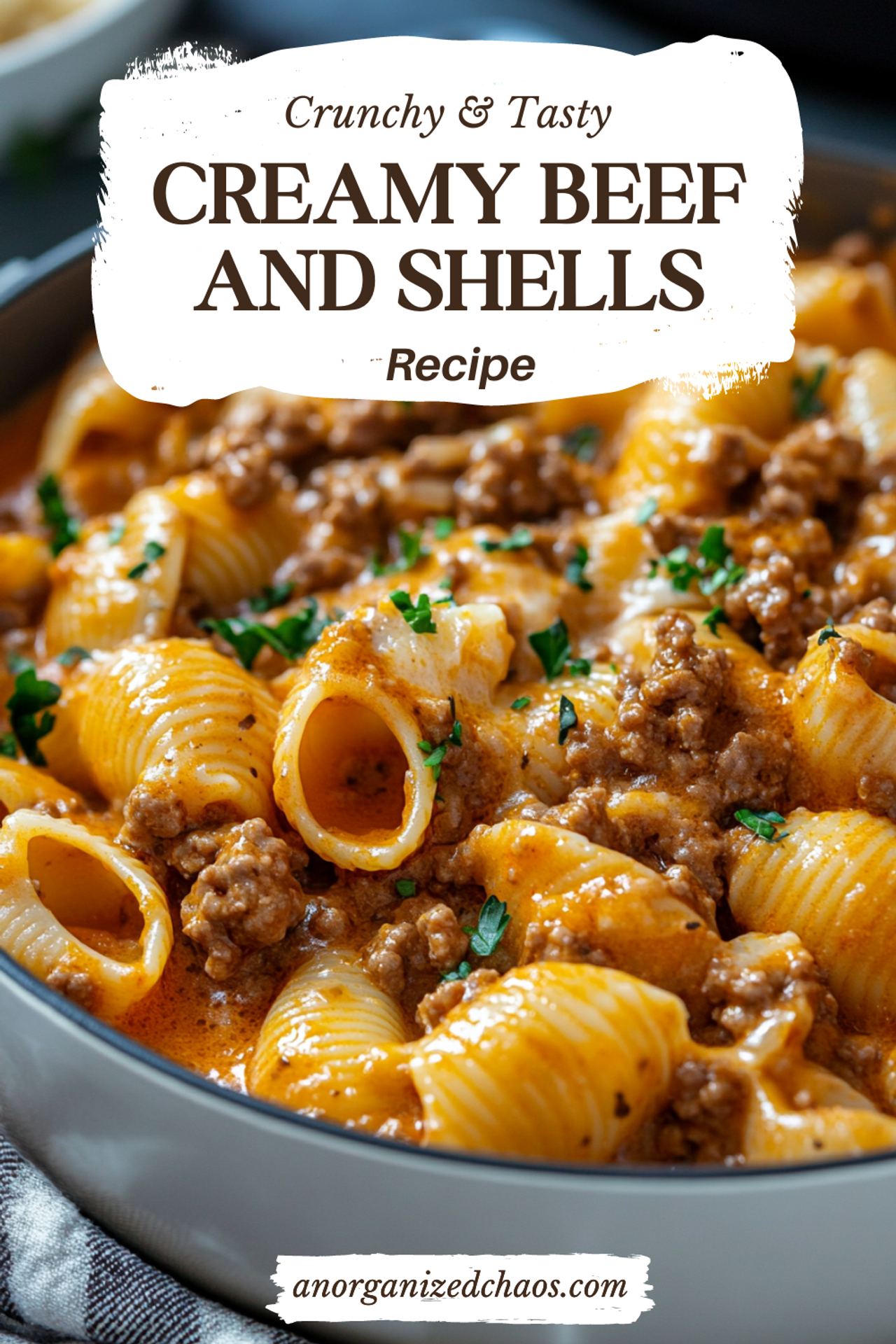 Creamy Beef and Shells