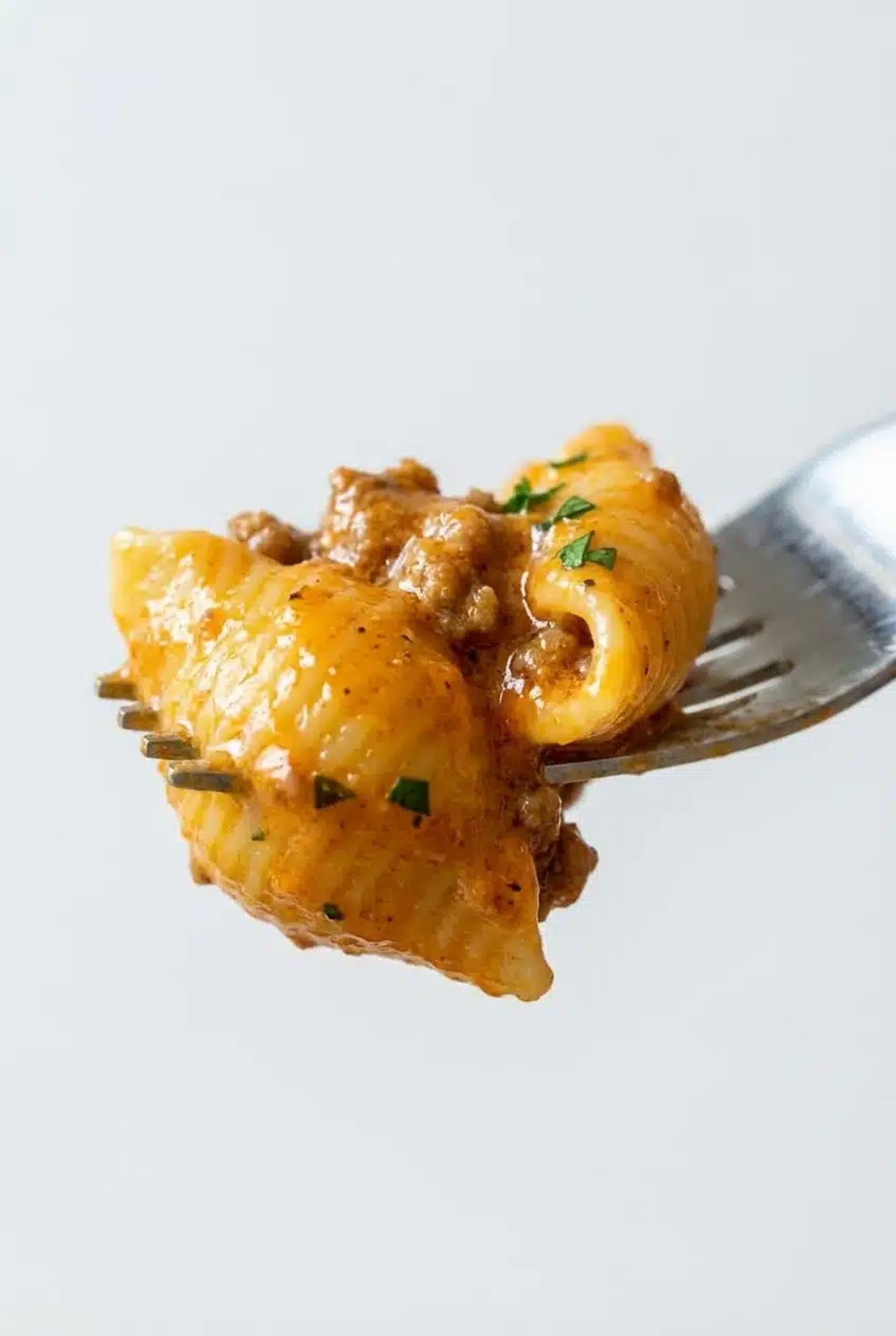 Creamy Beef and Shells