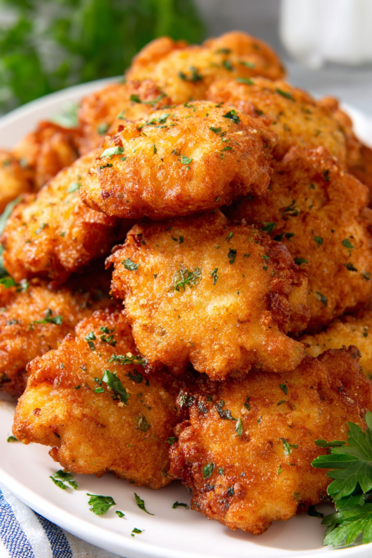 Crispy Chicken Fritters