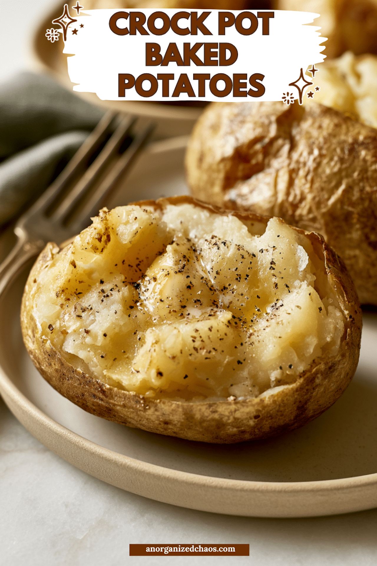 Crock Pot Baked Potatoes