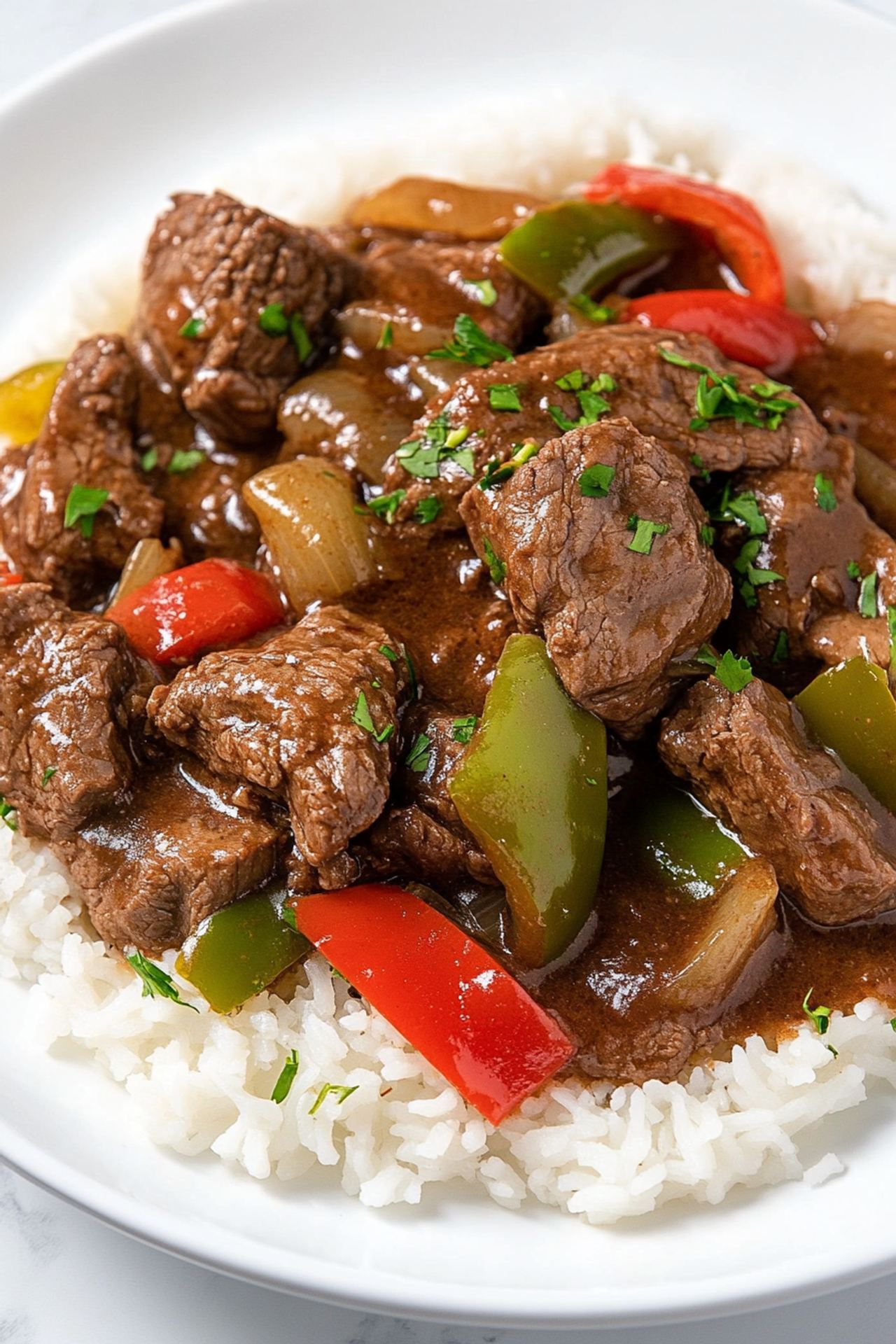 Crock Pot Pepper Steak