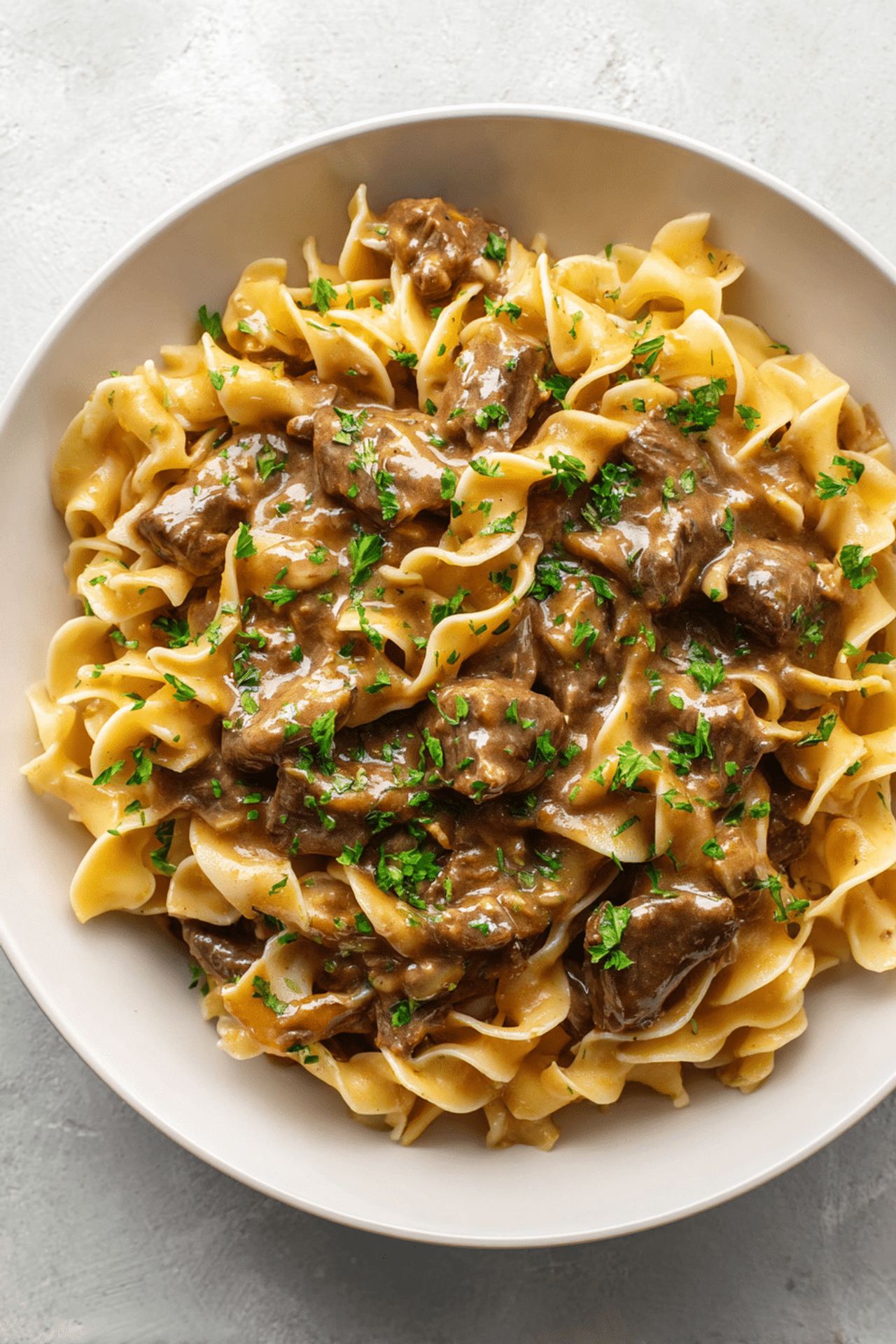 Crockpot Beef and Noodles