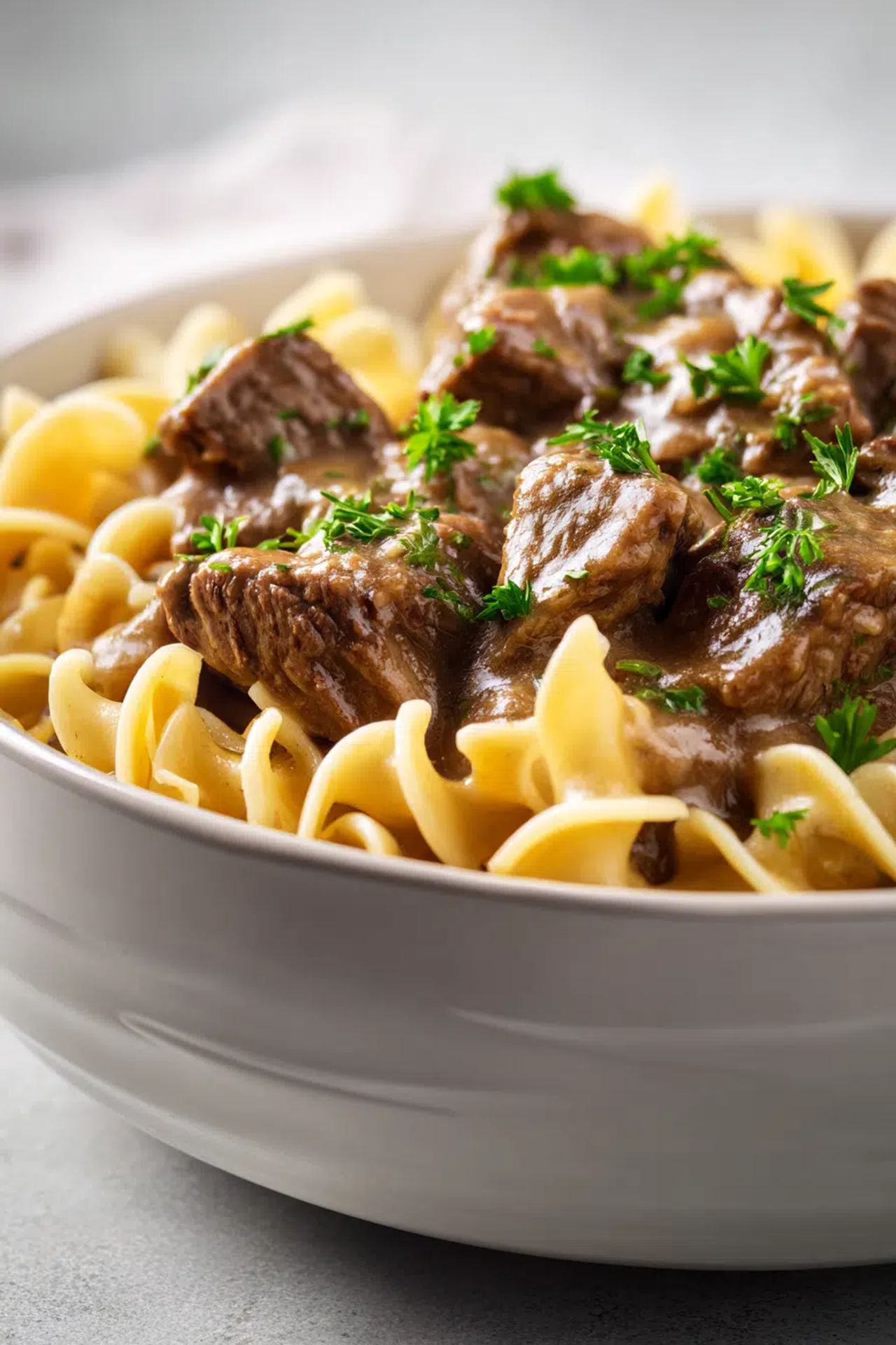 Crockpot Beef and Noodles