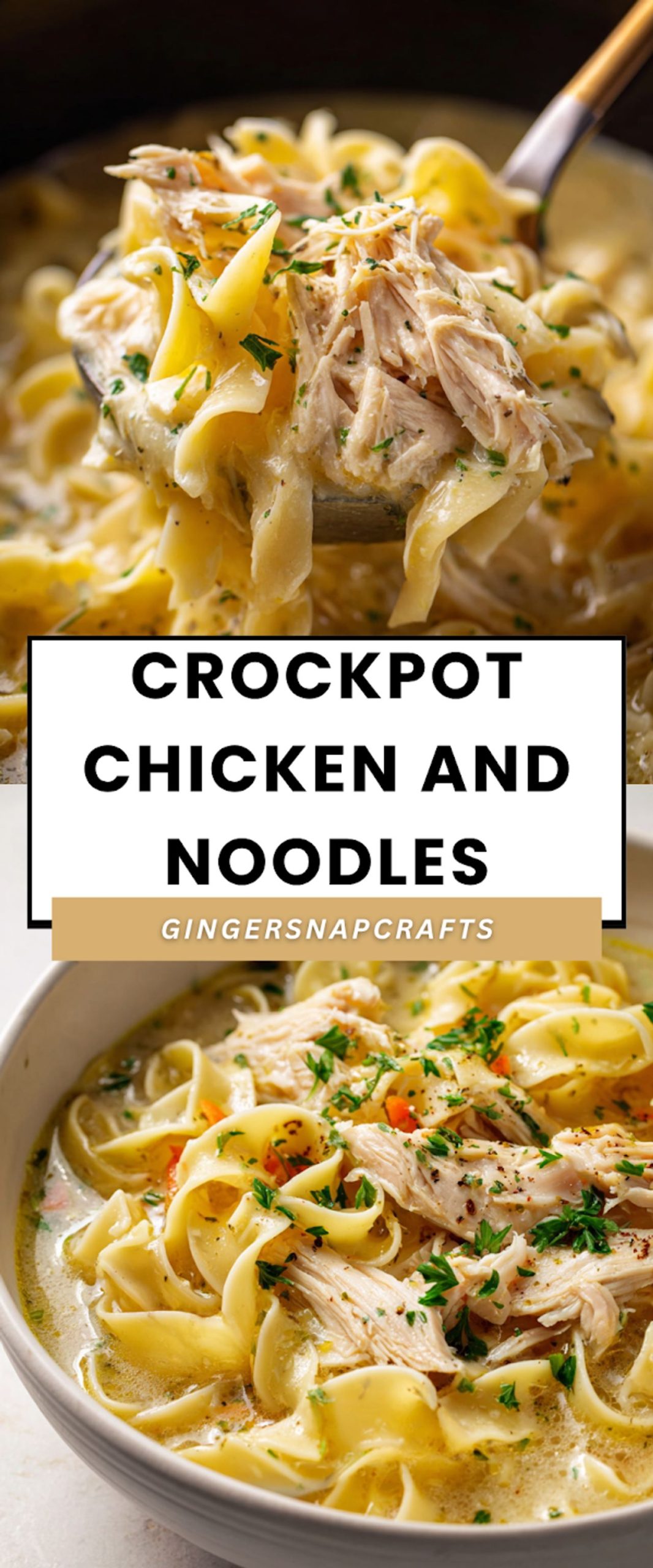 Crockpot Chicken and Noodles
