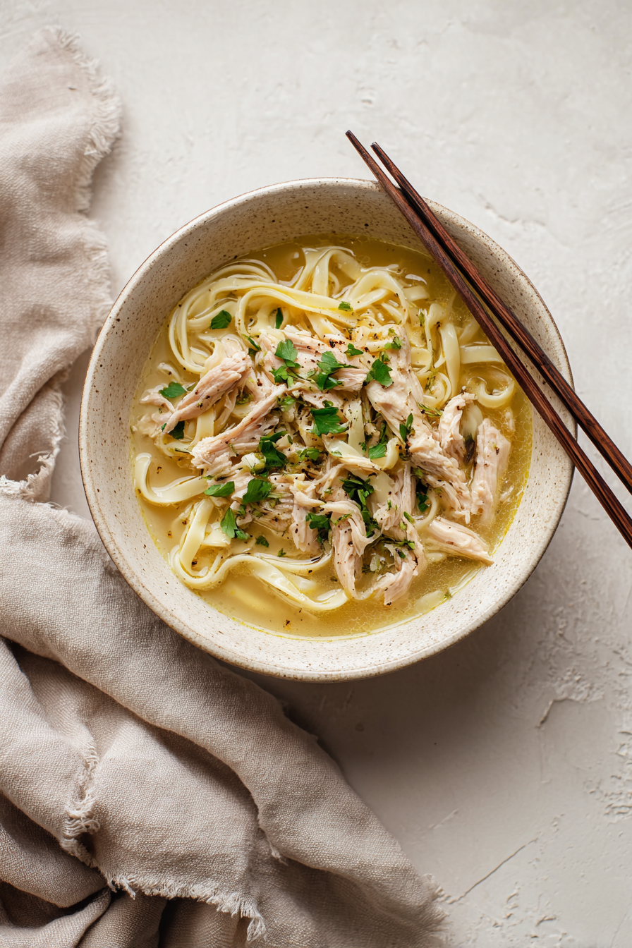 Crockpot Chicken and Noodles