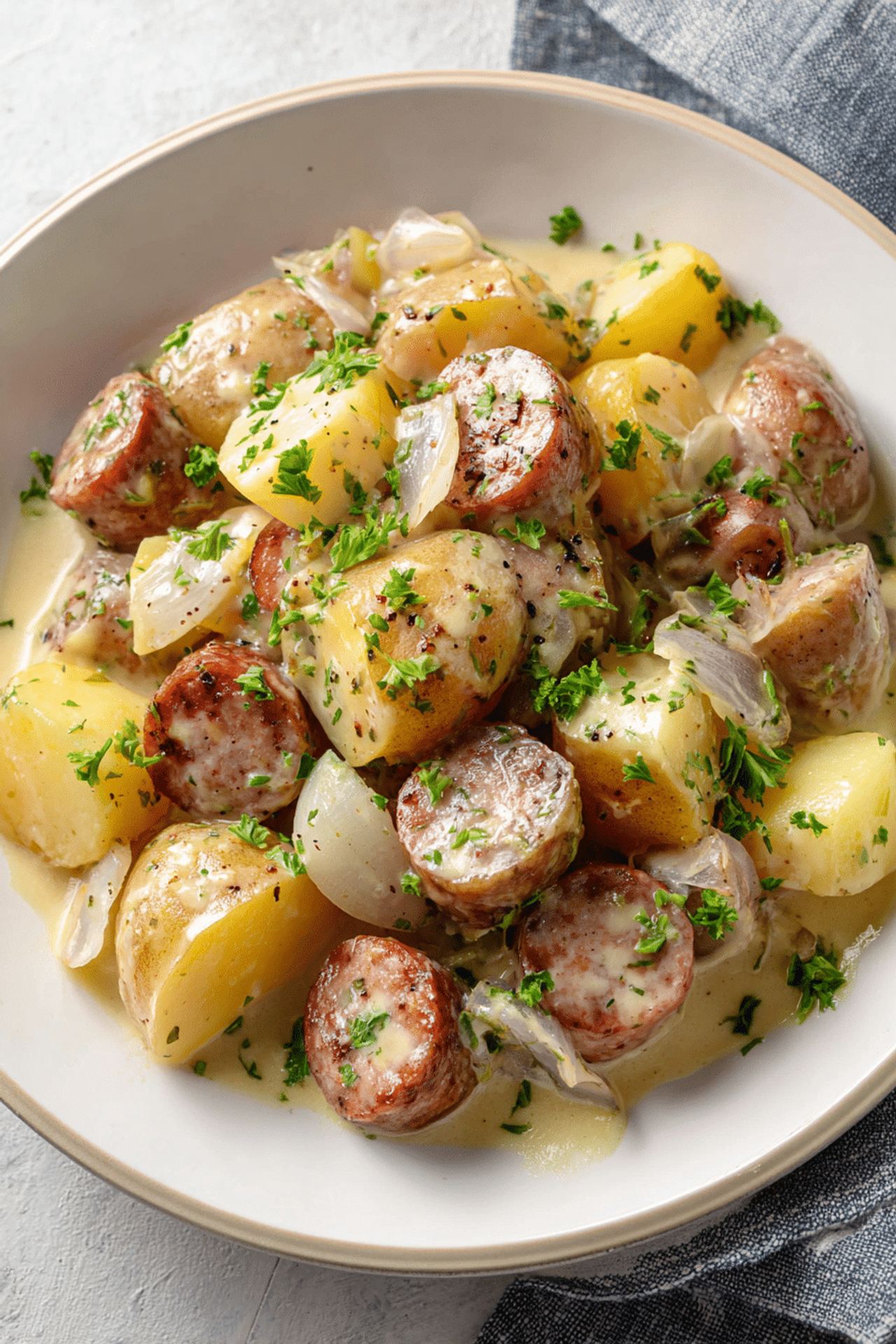 Crockpot Sausage & Potatoes