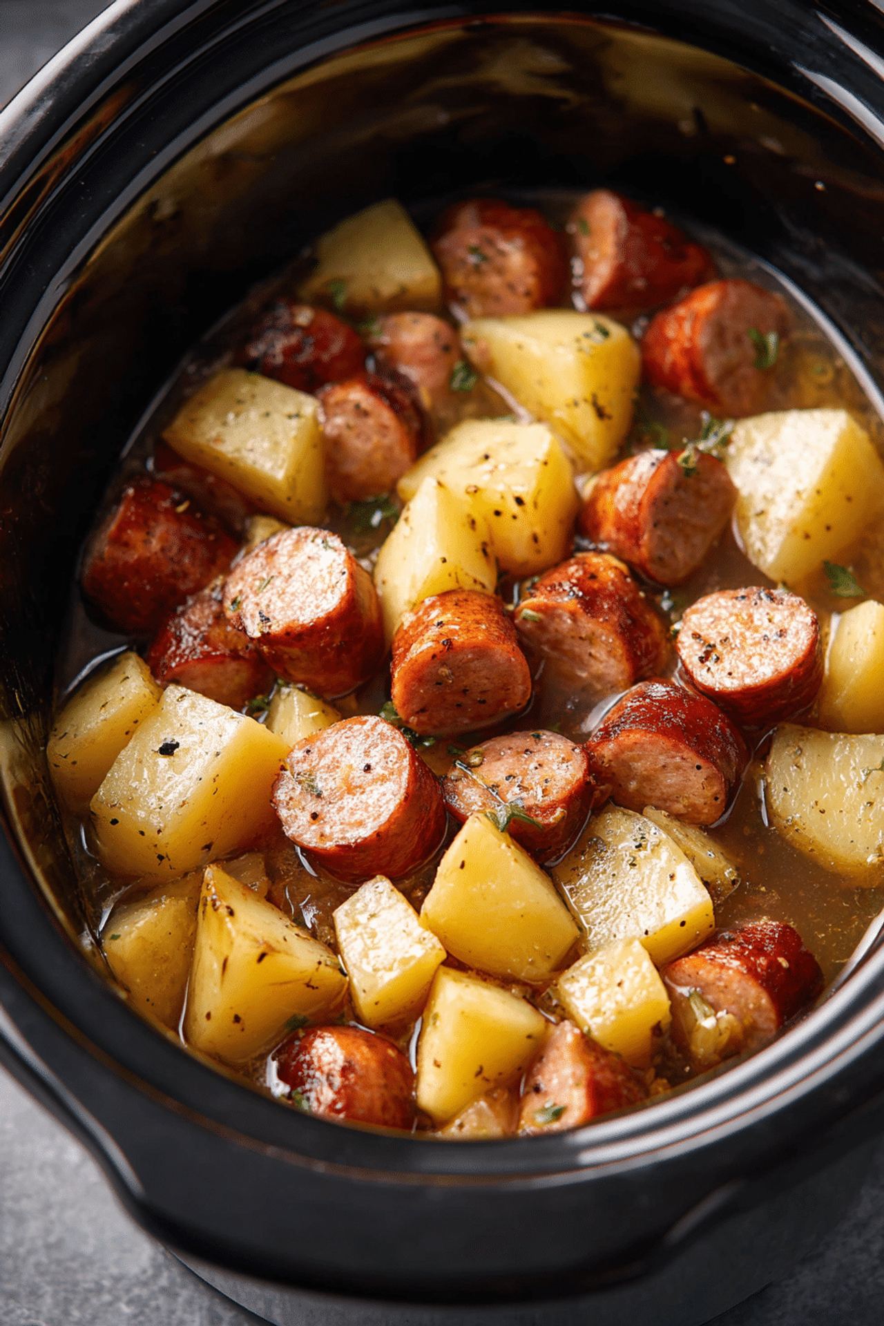 Crockpot Sausage & Potatoes
