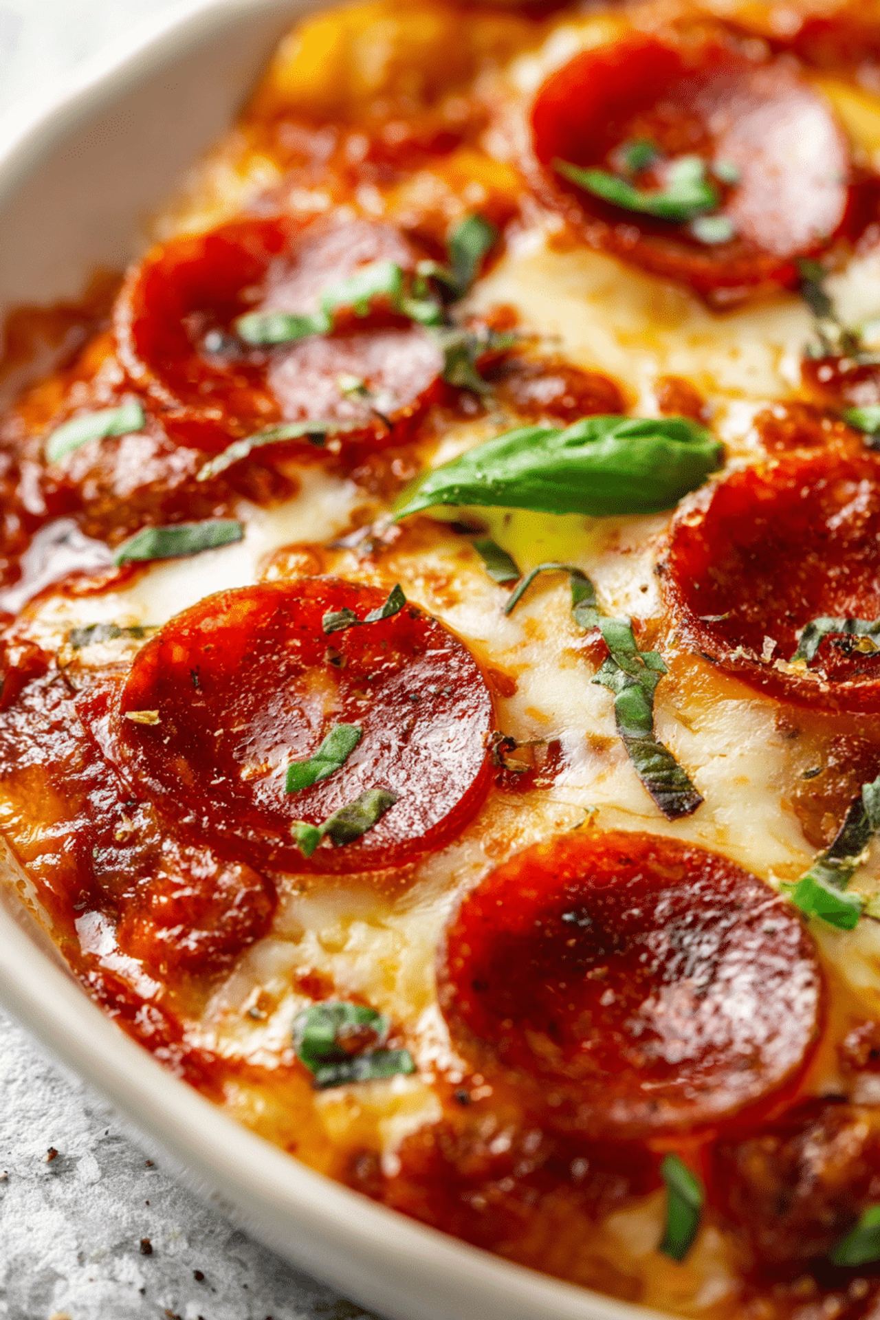 Crustless Pizza Bowl