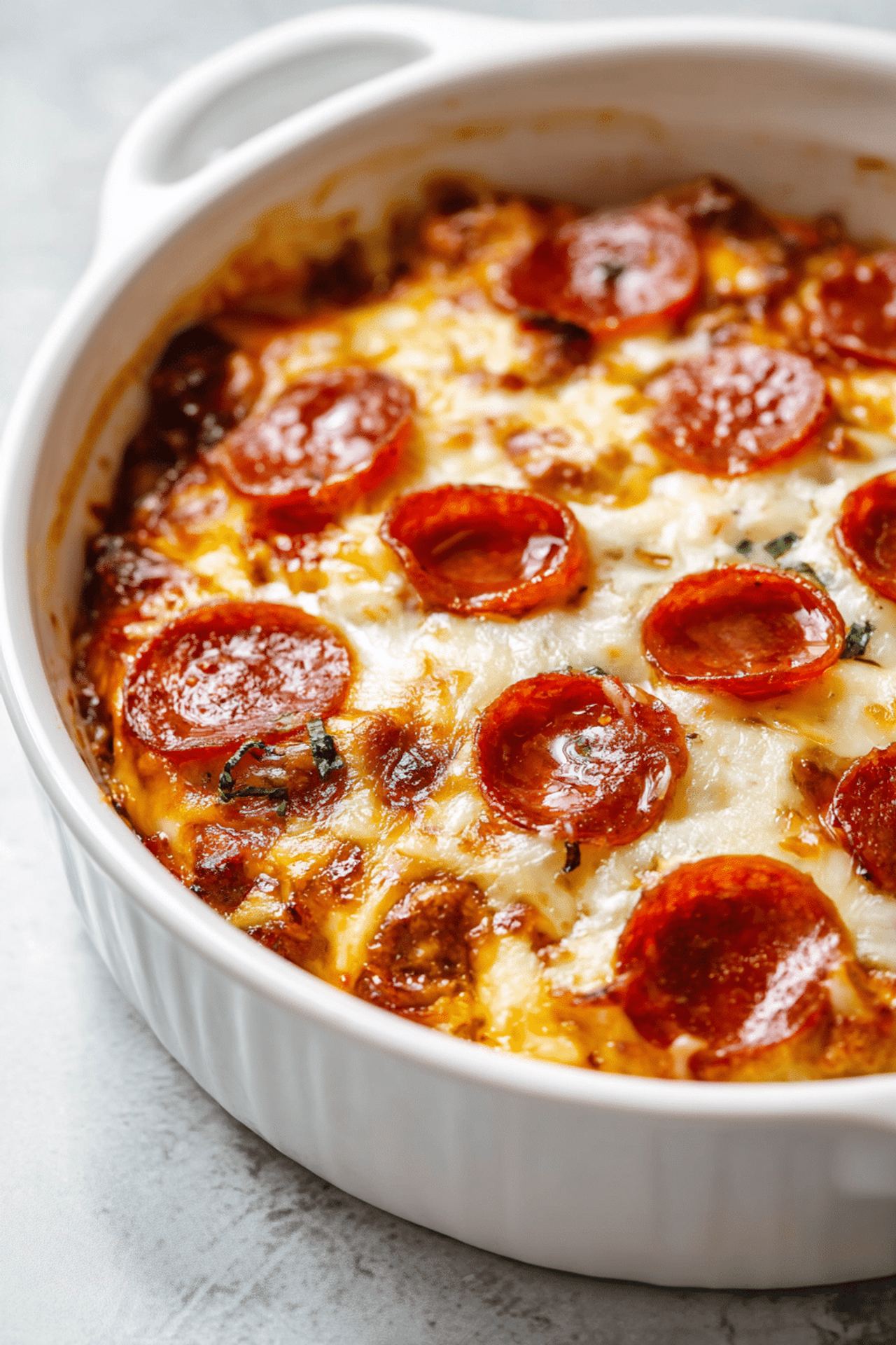 Crustless Pizza Bowl