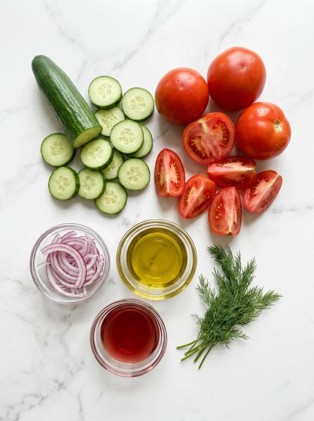 Cucumber Tomato Salad