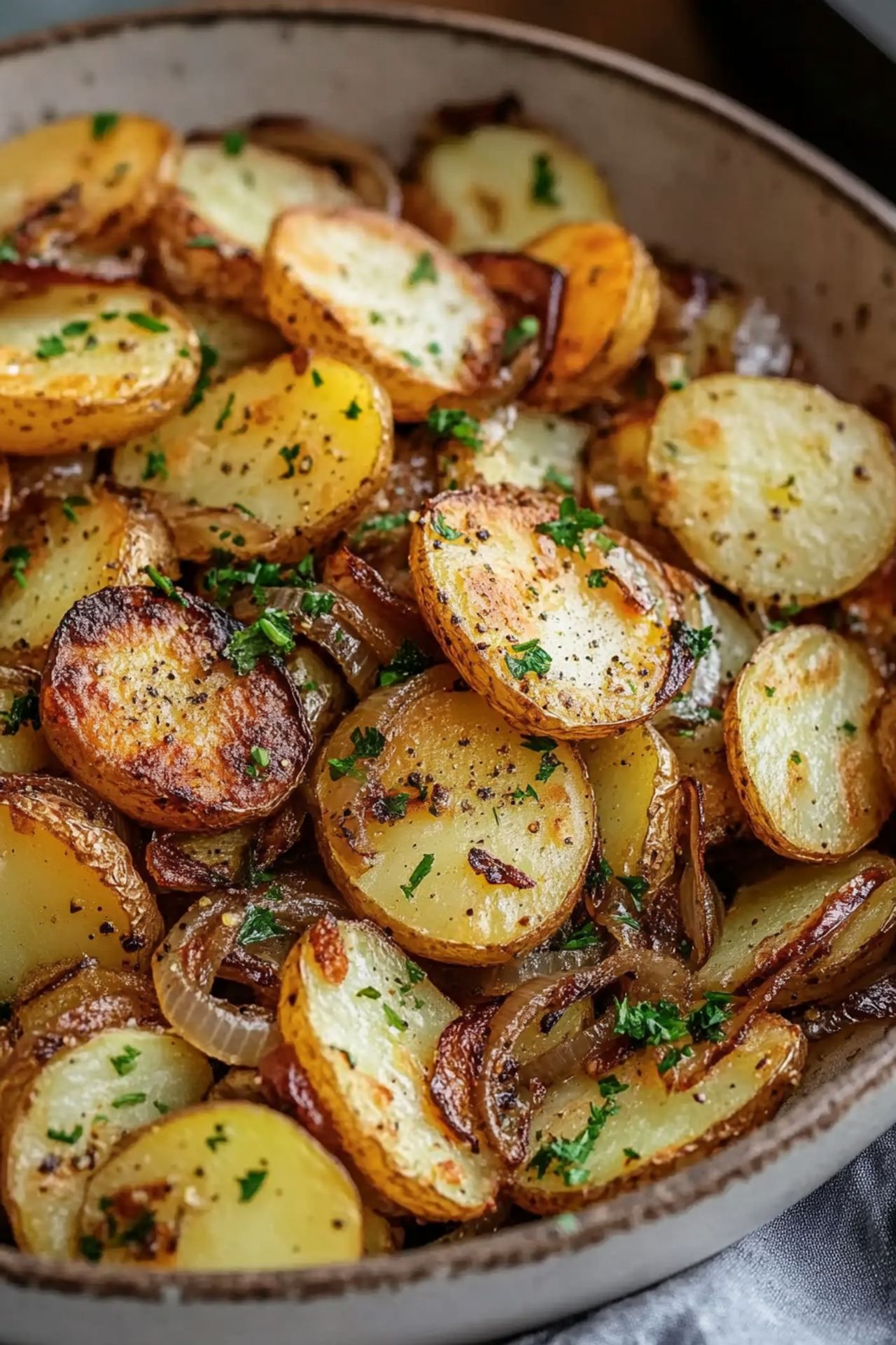 Fried Potatoes and Onions