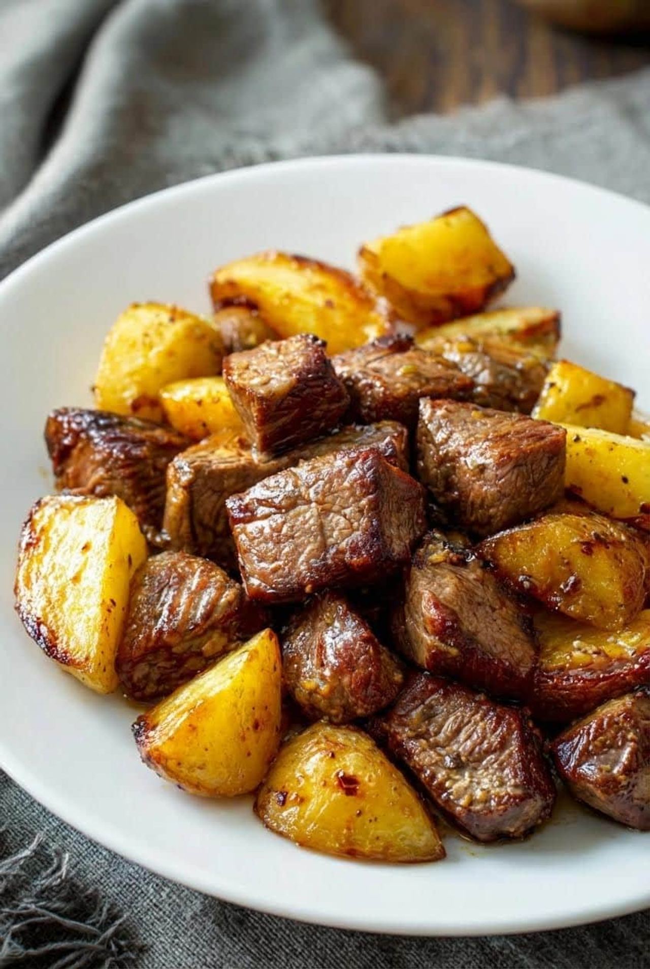 Garlic Butter Steak And Potatoes