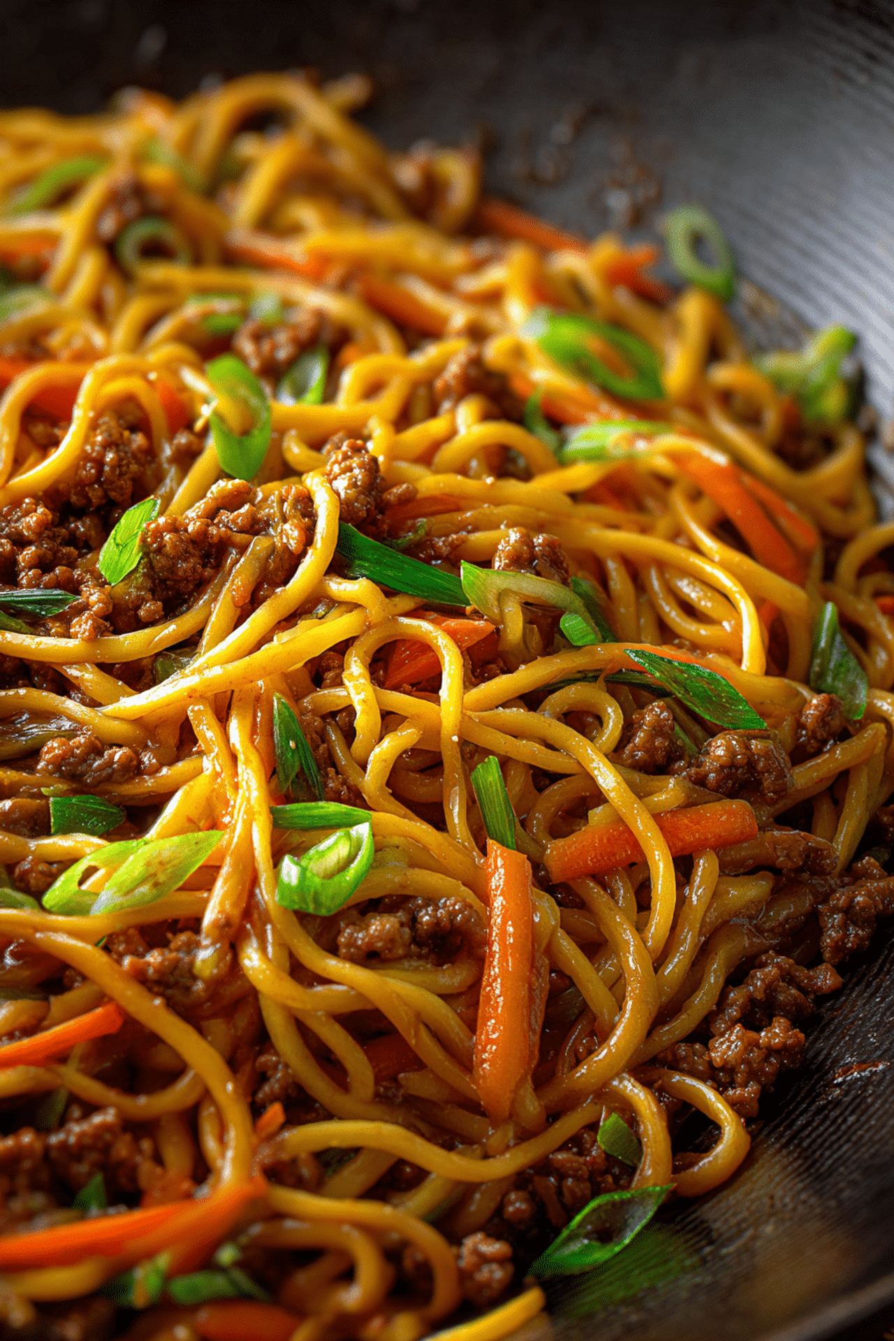 Ground Beef Lo Mein