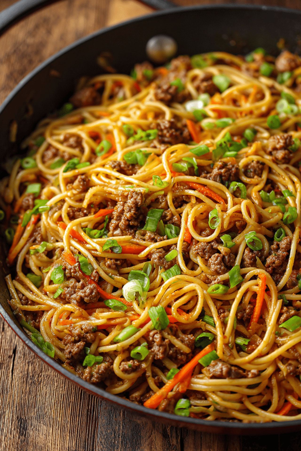 Ground Beef Lo Mein
