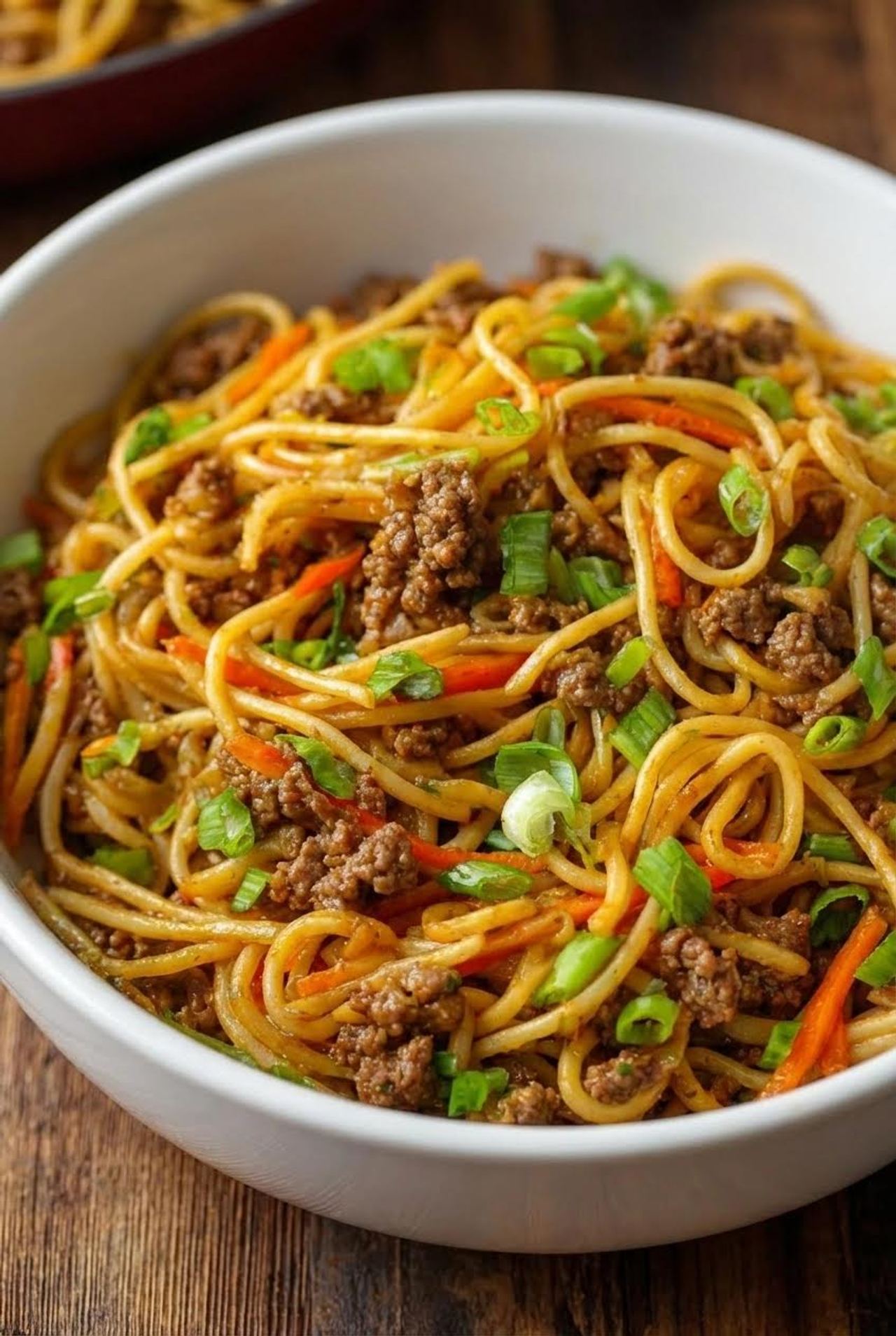 Ground Beef Lo Mein
