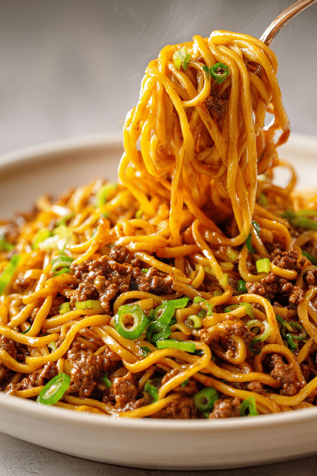 Ground Beef Lo Mein