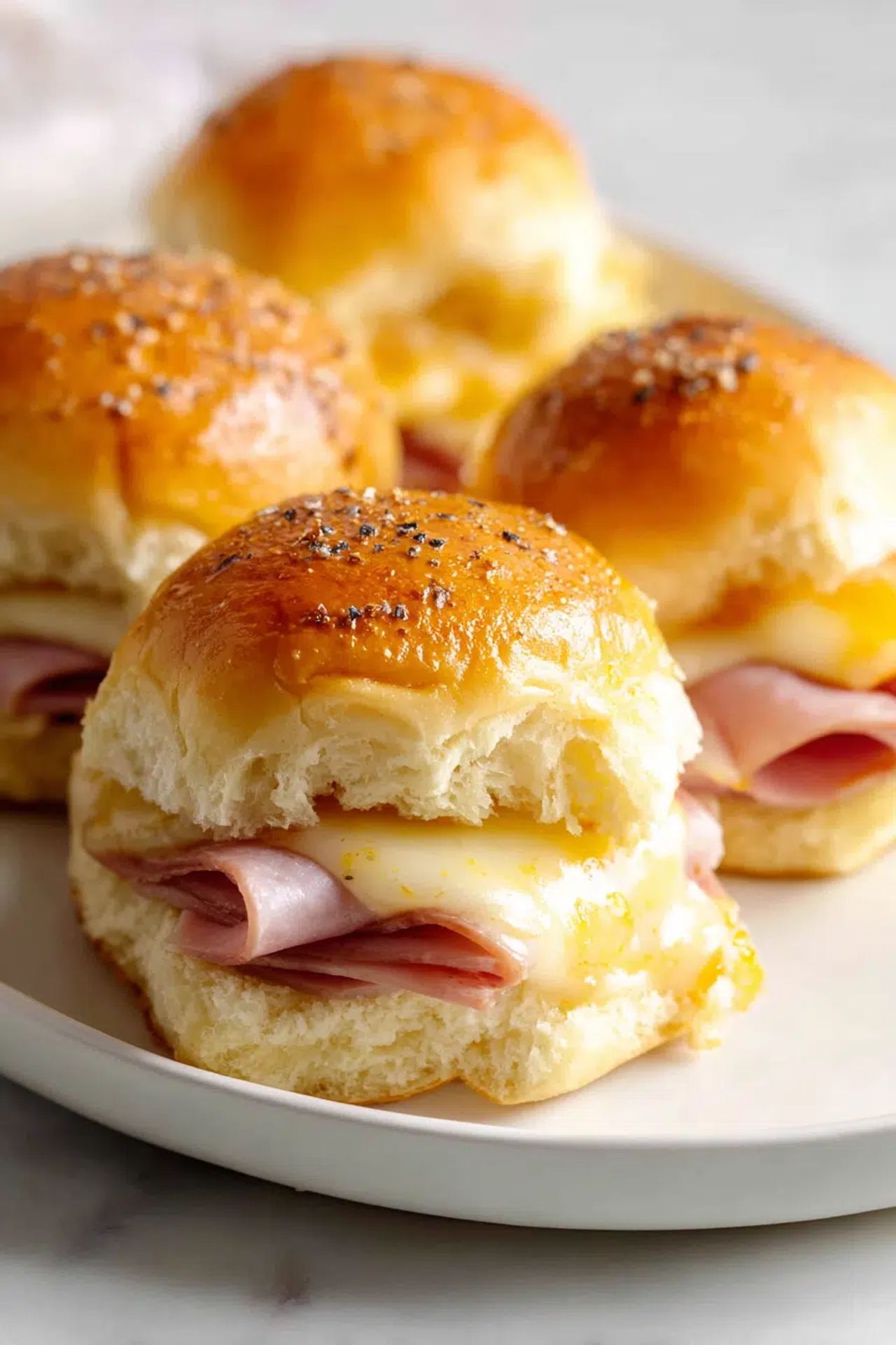 Ham and Swiss Biscuit Sliders