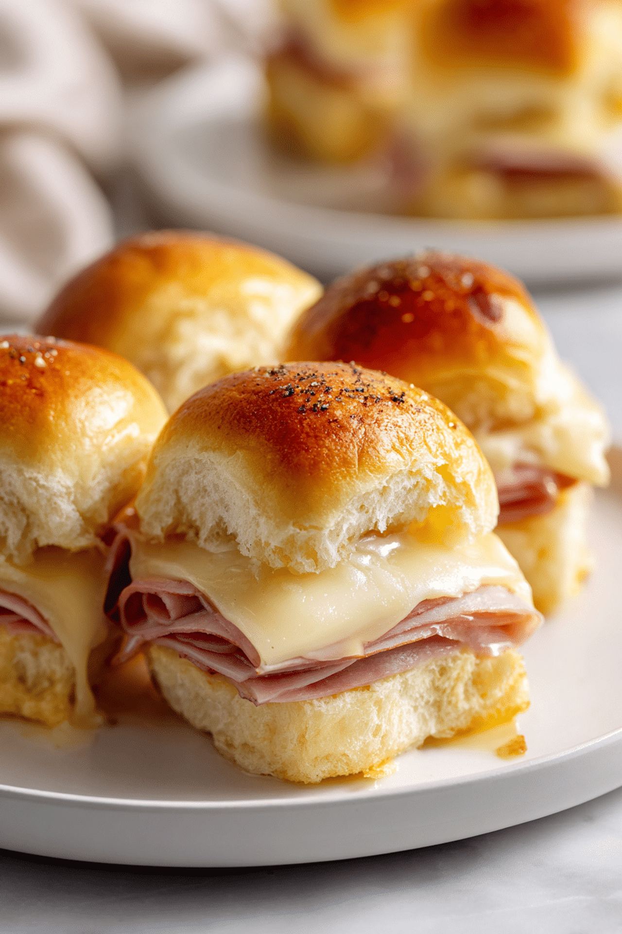 Ham and Swiss Biscuit Sliders