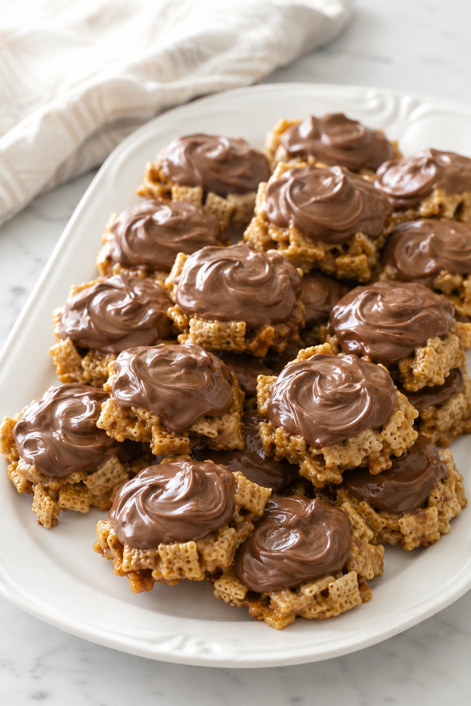 Homemade Chex Scotcheroos