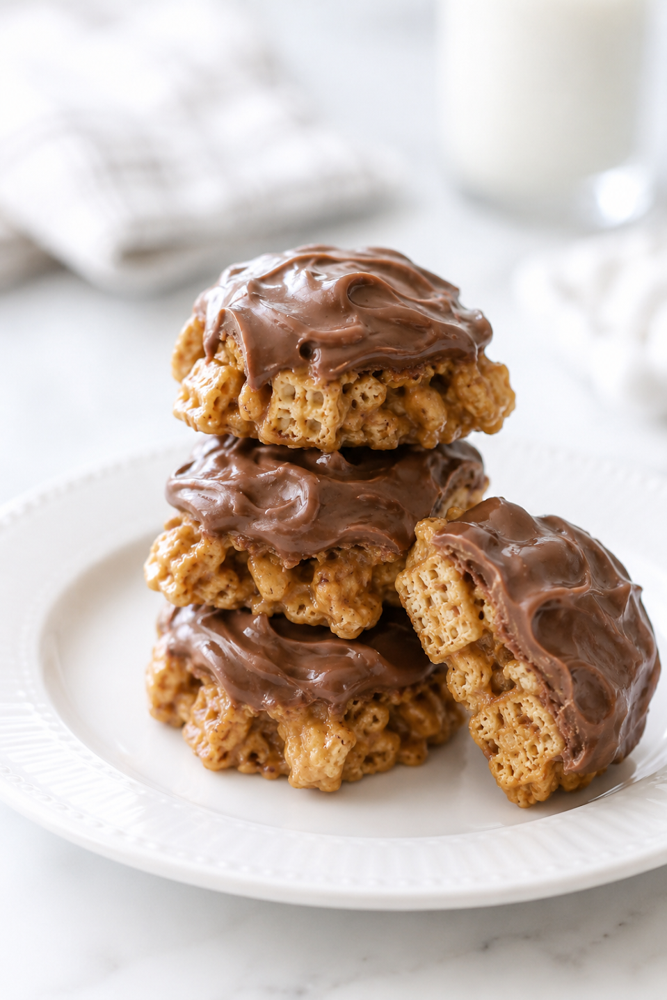 Homemade Chex Scotcheroos