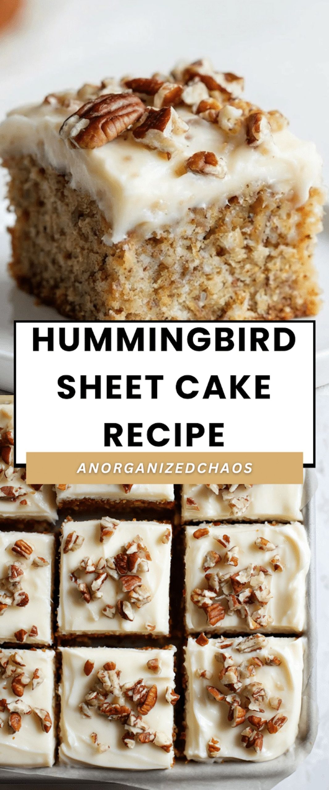 Hummingbird Sheet Cake