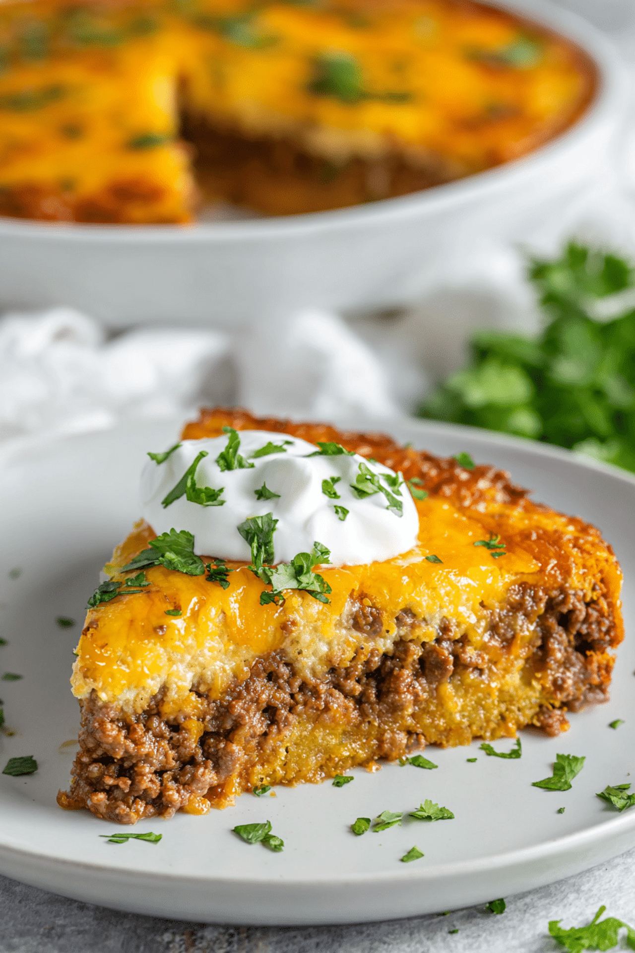 Impossible Taco Pie