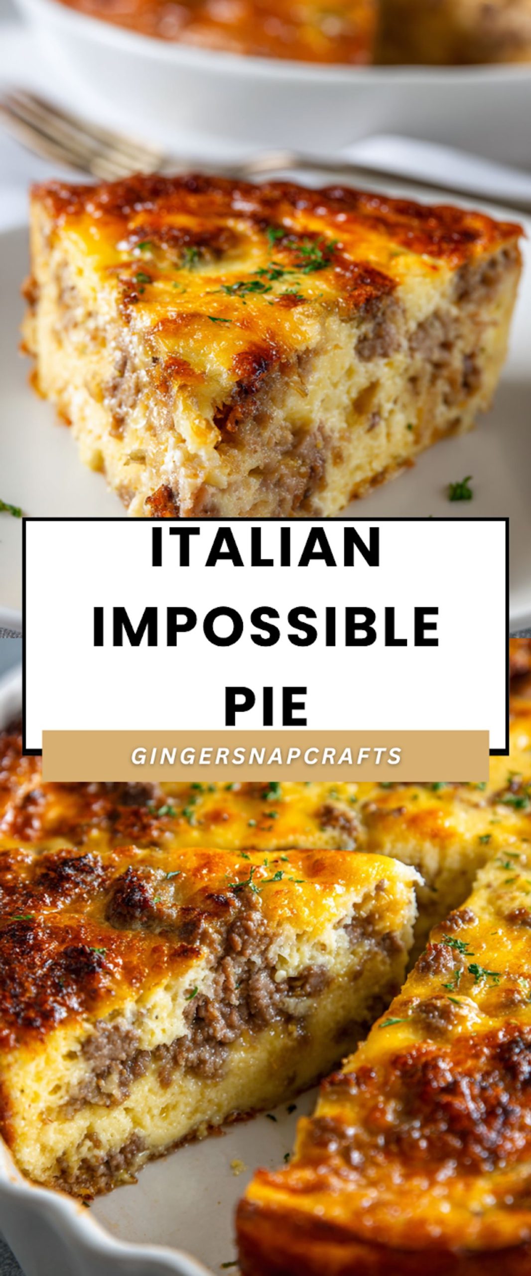Italian Impossible Pie